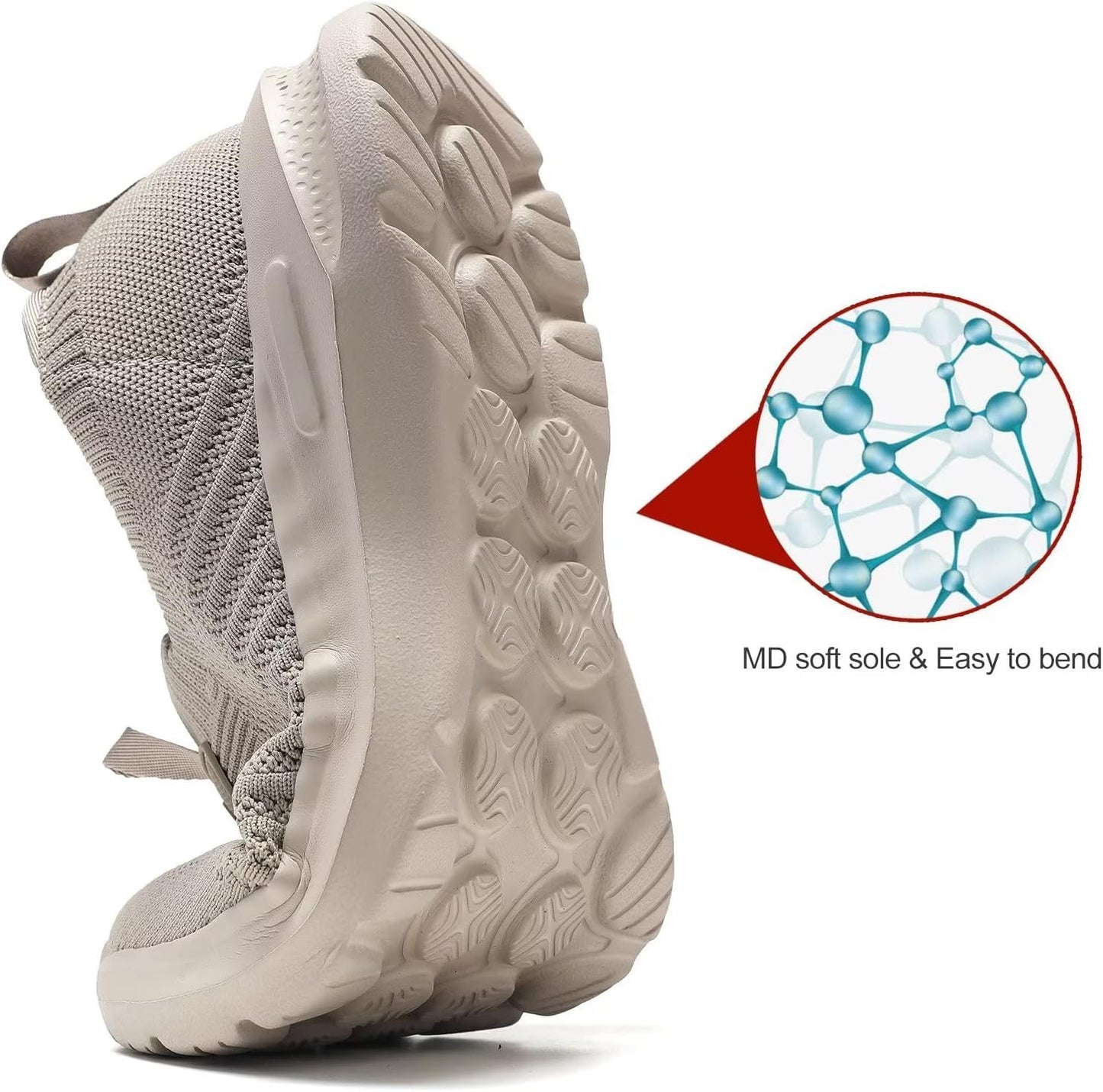 Mens Walking Shoes Lightweight Breathe Mesh Running Shoes Slip On Fashion Tennis Sneakers Comfort Gym Workout Zapatos de Hombre