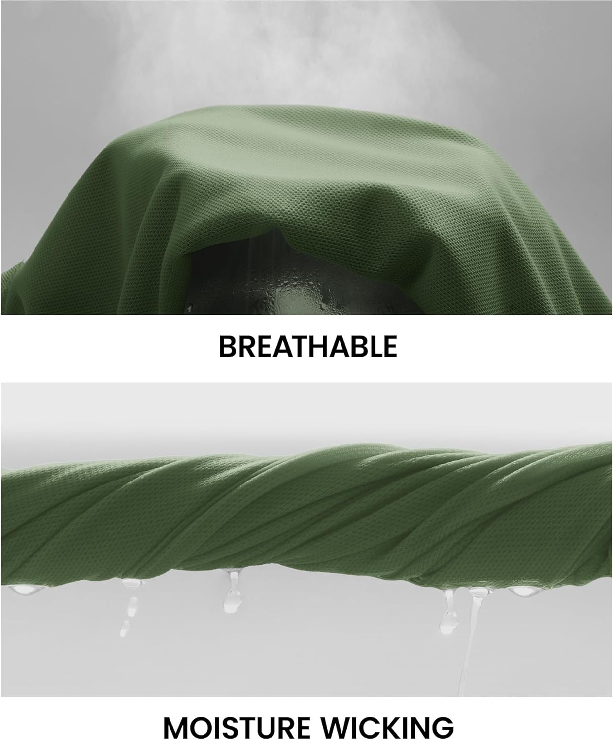 ZITY Mens 2 Pack Polo Shirts Short Sleeve Performance Sports Golf Shirt for Men Tactical Shirt