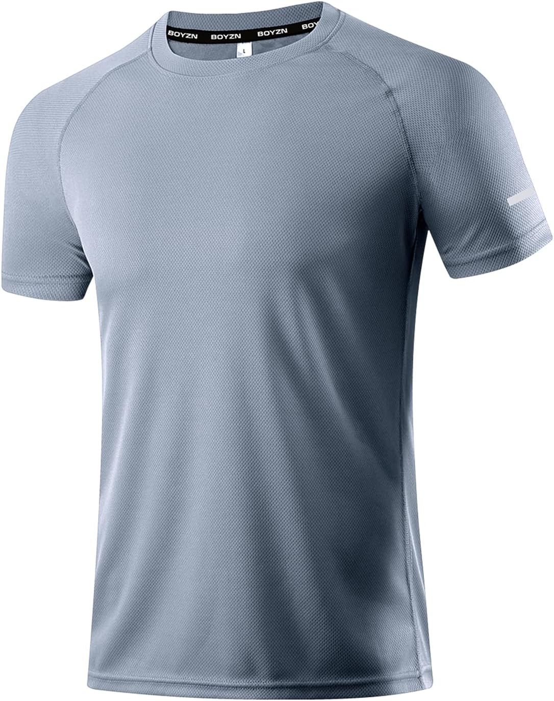 Boyzn 1, 3, 5 or 7 Pack Men's Workout Running Shirts, Dry Fit Moisture Wicking T-Shirt, Gym Athletic Short Sleeve Tee Shirts