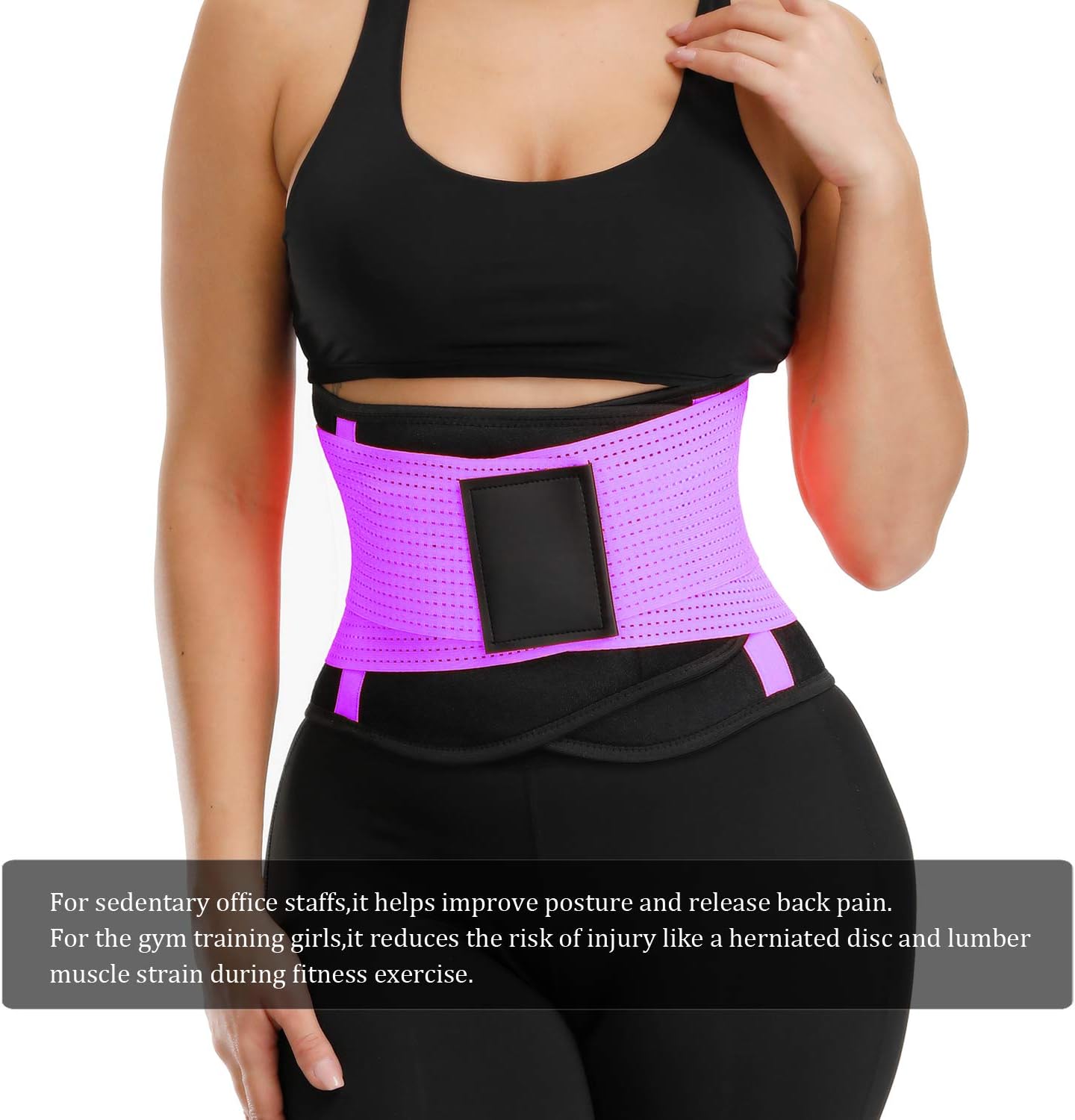 VENUZOR Waist Trainer Belt for Women - Waist Cincher Trimmer - Slimming Body Shaper Belt - Sport Girdle Belt (UP Graded)