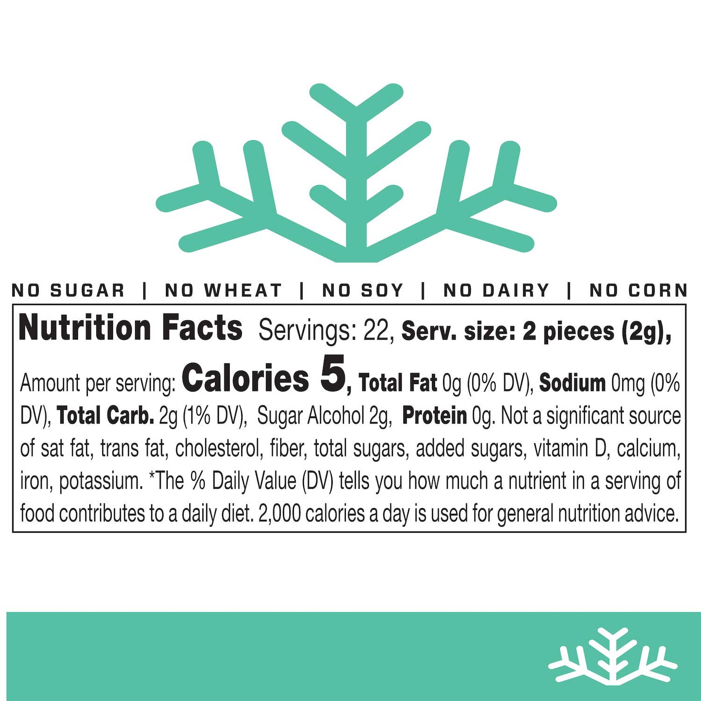 Wintergreen KETO Xylitol Candy Chips (3-Pack) - SNØ 1.5oz Tin - Sugar-Free Candy With Only 2 Ingredients | Low Carbs, Diabetic-Friendly, Non-GMO, Vegan, GF & Kosher | Purest candy in the world