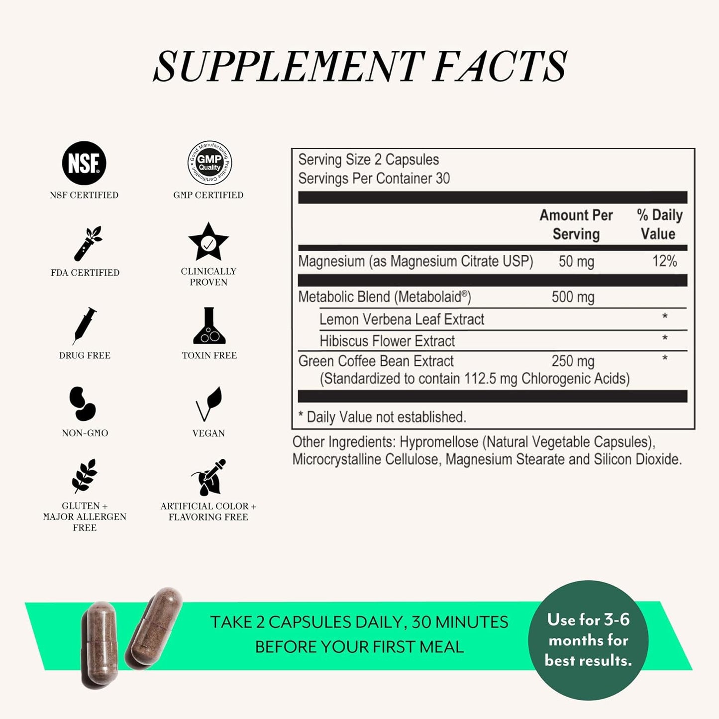 Veracity Metabolism Ignite - Boosts GLP-1 to Reduce Appetite and Cravings for Clinically Proven Weight Loss - Natural GLP-1 & Metabolic Support Supplement - Burns Fat - Side Effect Free - 30 Serving