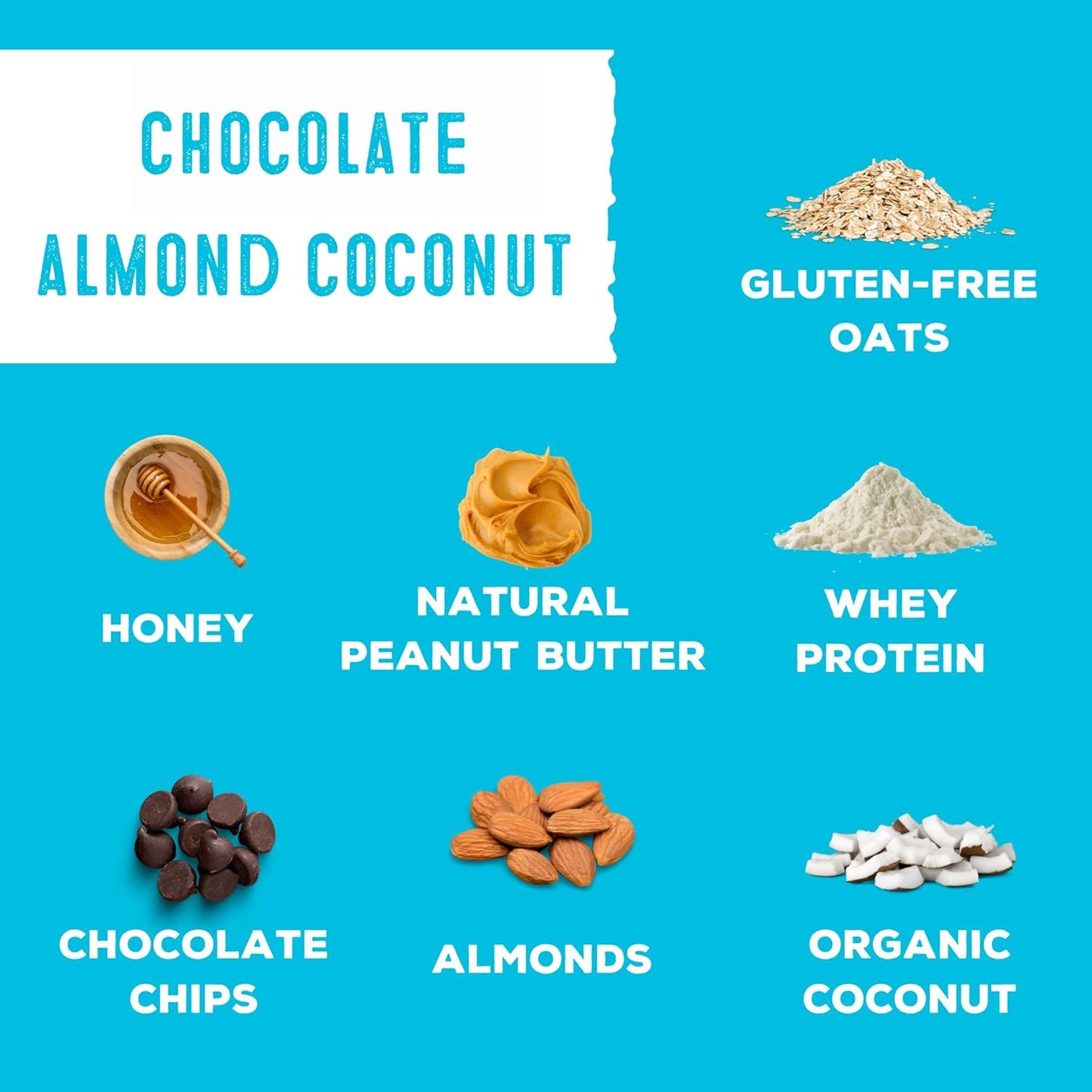 simplyFUEL Whole Food Protein Balls with Probiotics - Chocolate Almond Coconut Snacks - 8g Protein Snack - Gluten Free Energy Balls