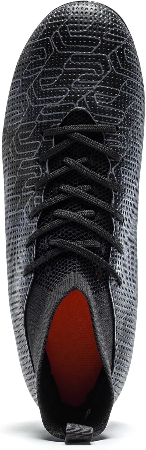 Kids Soccer Cleats Boys Youth Firm Groud Cleats for Girls High Top Trainning Football Shoes AG/FG