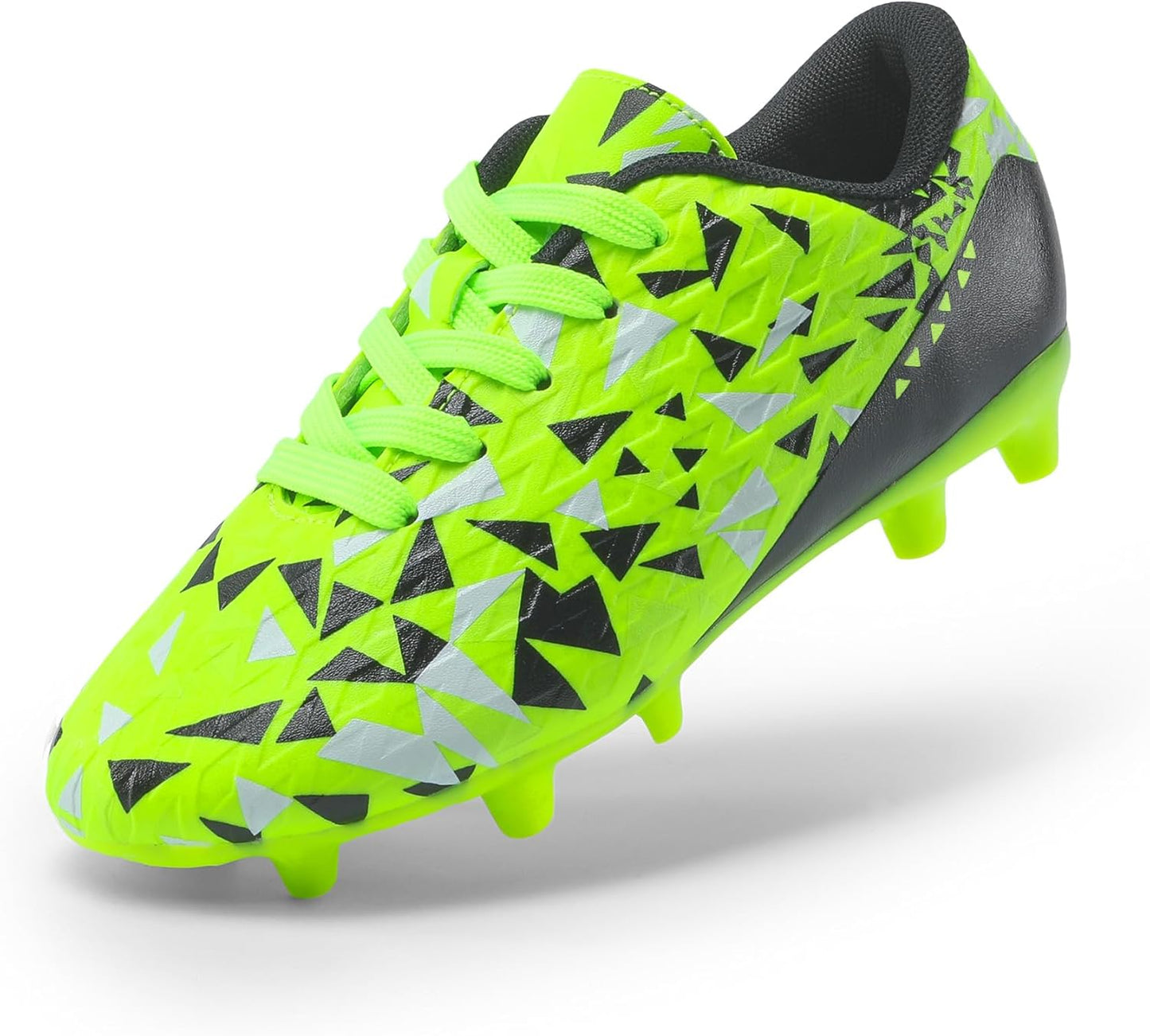 DREAM PAIRS Boys Girls Soccer Cleats Youth Firm Groud Athletic Outdoor Trainning Football Shoes for Little/Big Kid