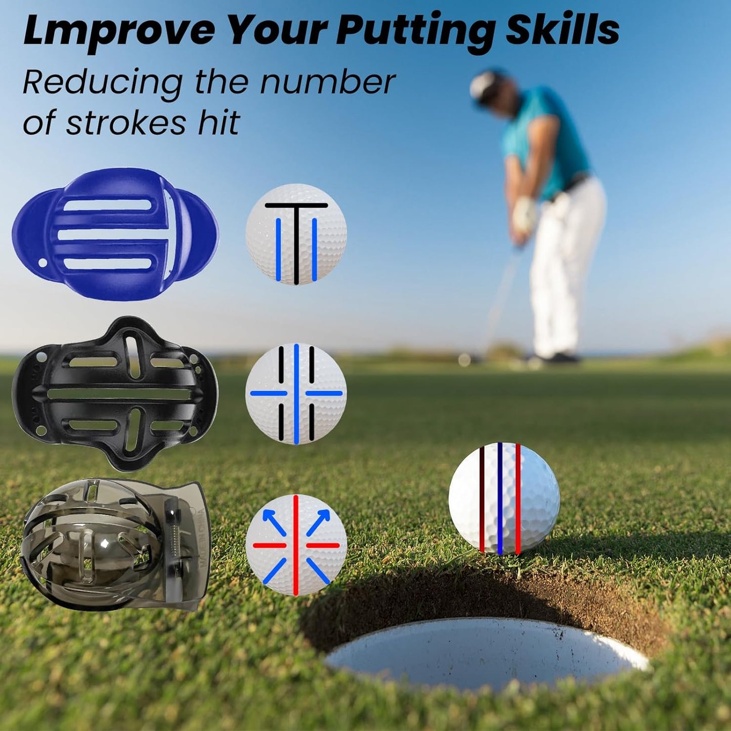 Golf Club Cleaner, Non-Leaking Stretchable Golf Club Brush with Microfiber Golf Towel (23.6 * 15.7 in), Strong Bristles Golf Brush Can Hold 5oz Water, Essentials Golf Accessories for Men