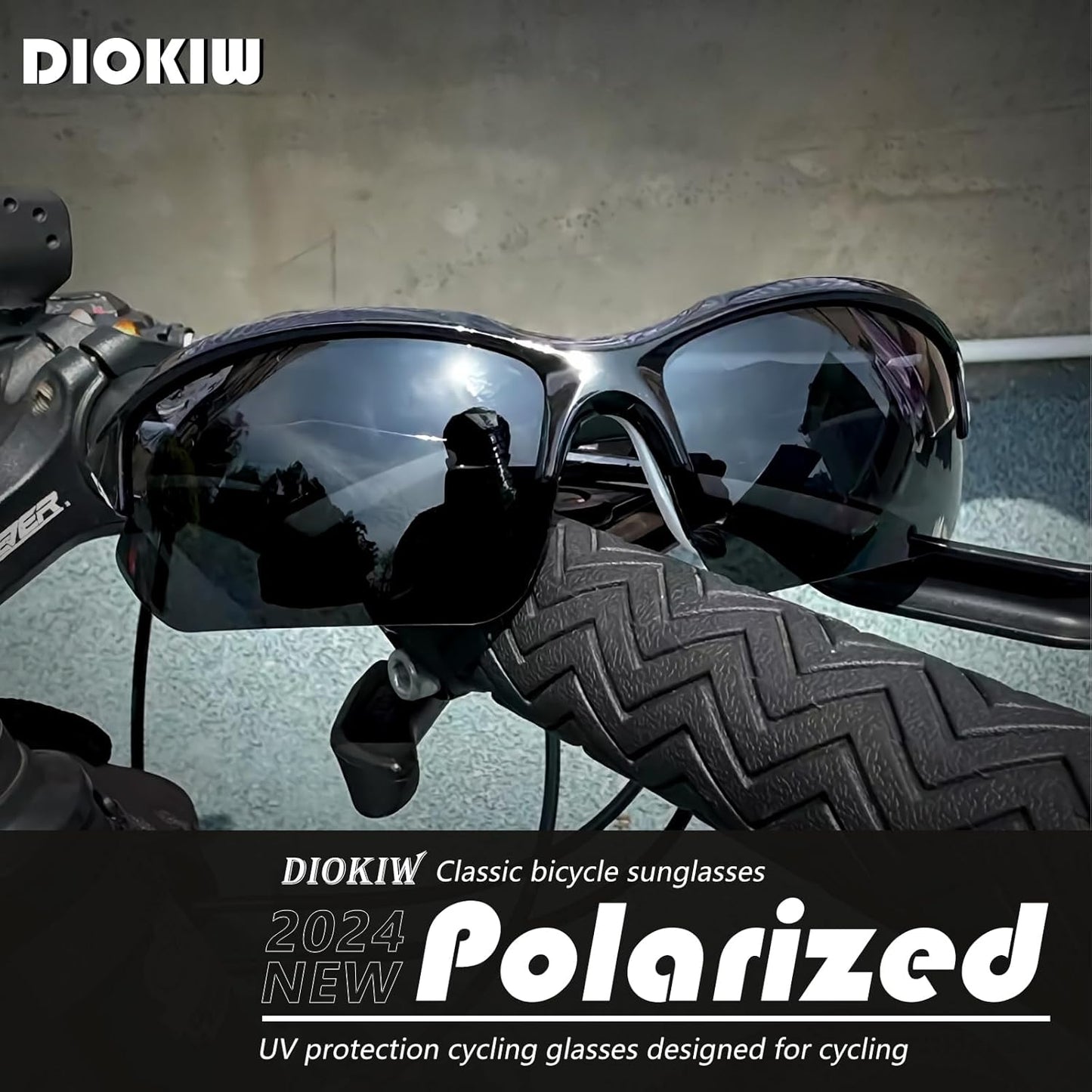 Sports Polarized Sunglasses for Men Cycling Running Fishing UV Protection Sun Glasses Lightweight Half Frame Goggles