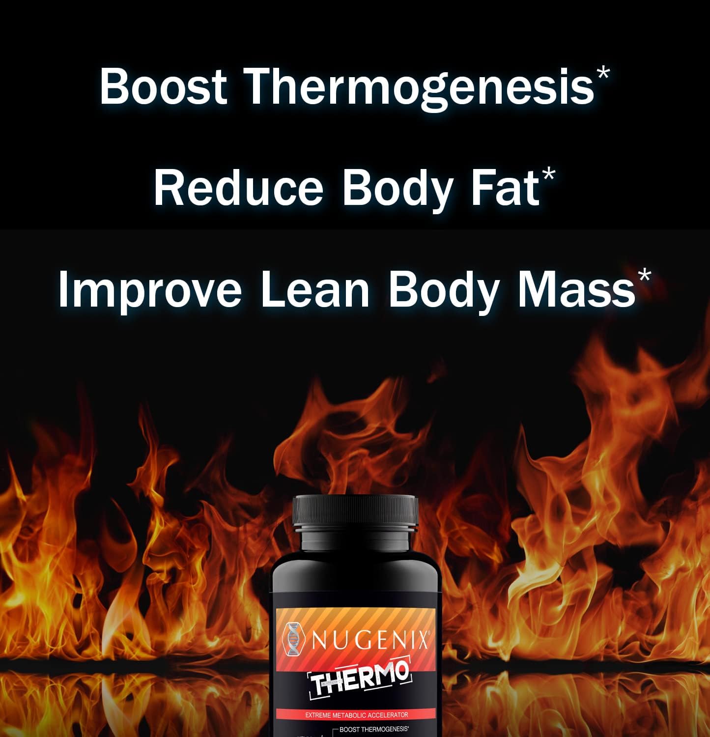 Nugenix Thermo - Thermogenic Fat Burner Supplement Pills for Men, Extreme Metabolic Accelerator, 120 Count