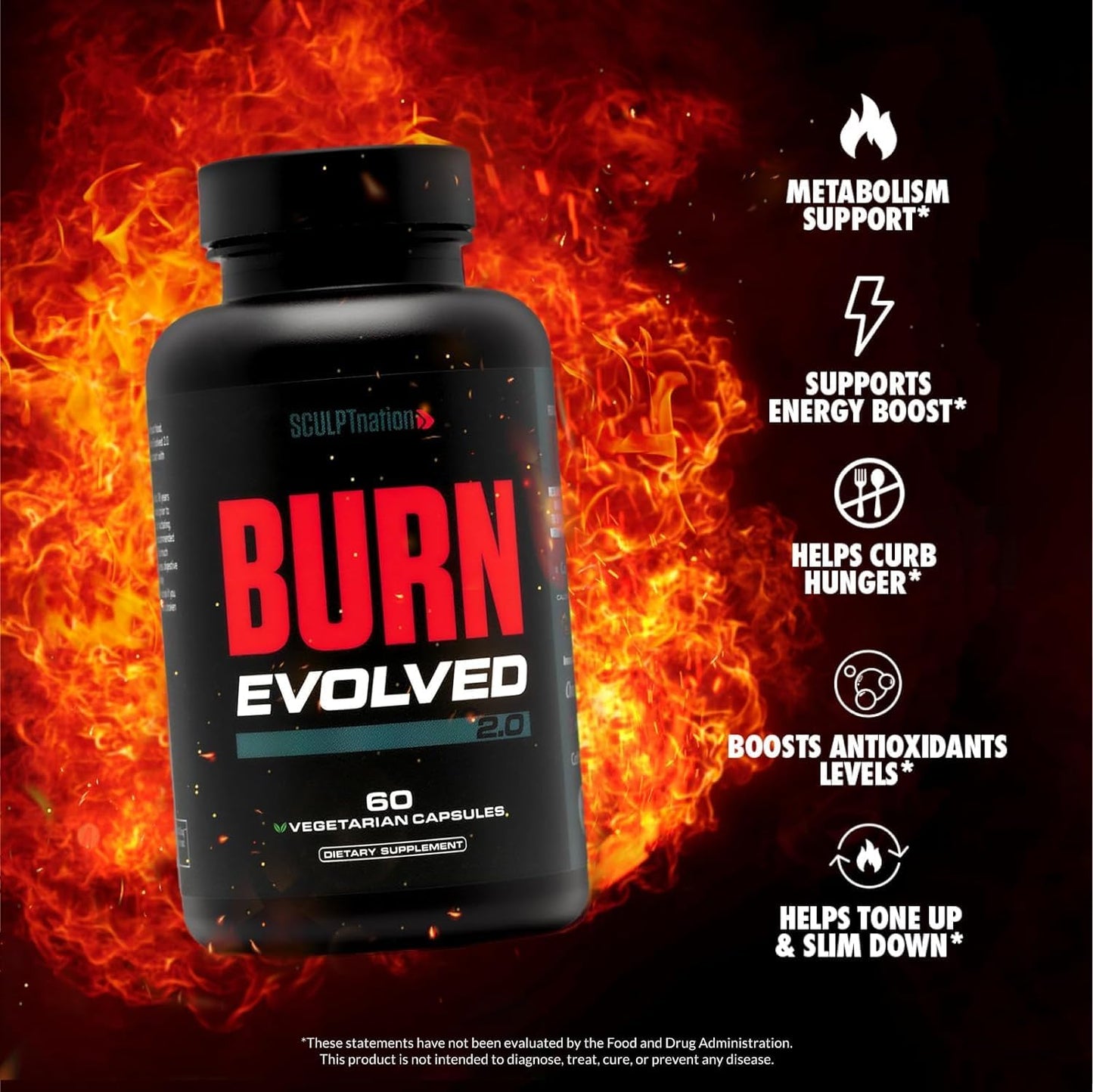 Sculpt Nation by V Shred Burn Evolved 2.0 and L Arginine Bundle