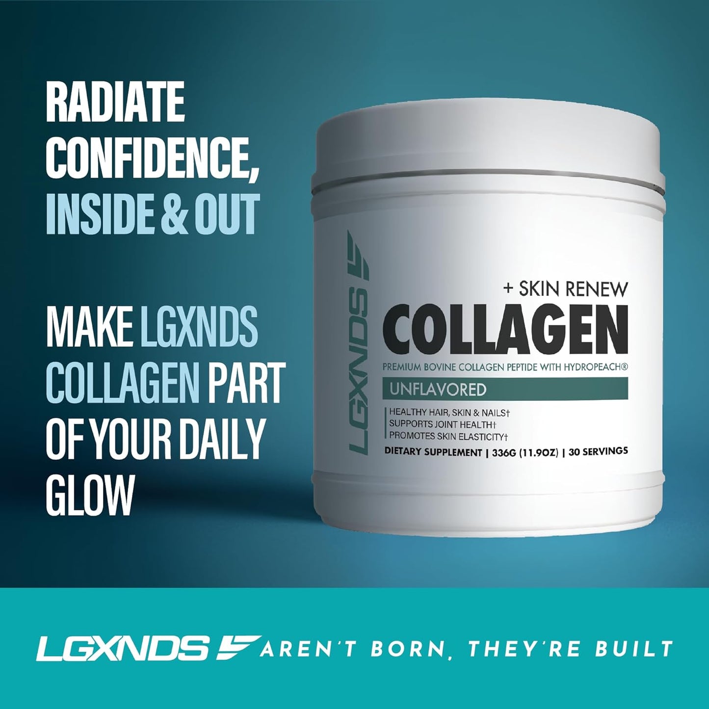 Collagen Powder, Hydrolyzed Collagen Peptides, Grass-Fed, Non-GMO, Unflavored, 20g Protein Per Serving, Supports Skin, Hair, Nails, Joints & Gut Health, Keto & Paleo-Friendly, 30 Servings