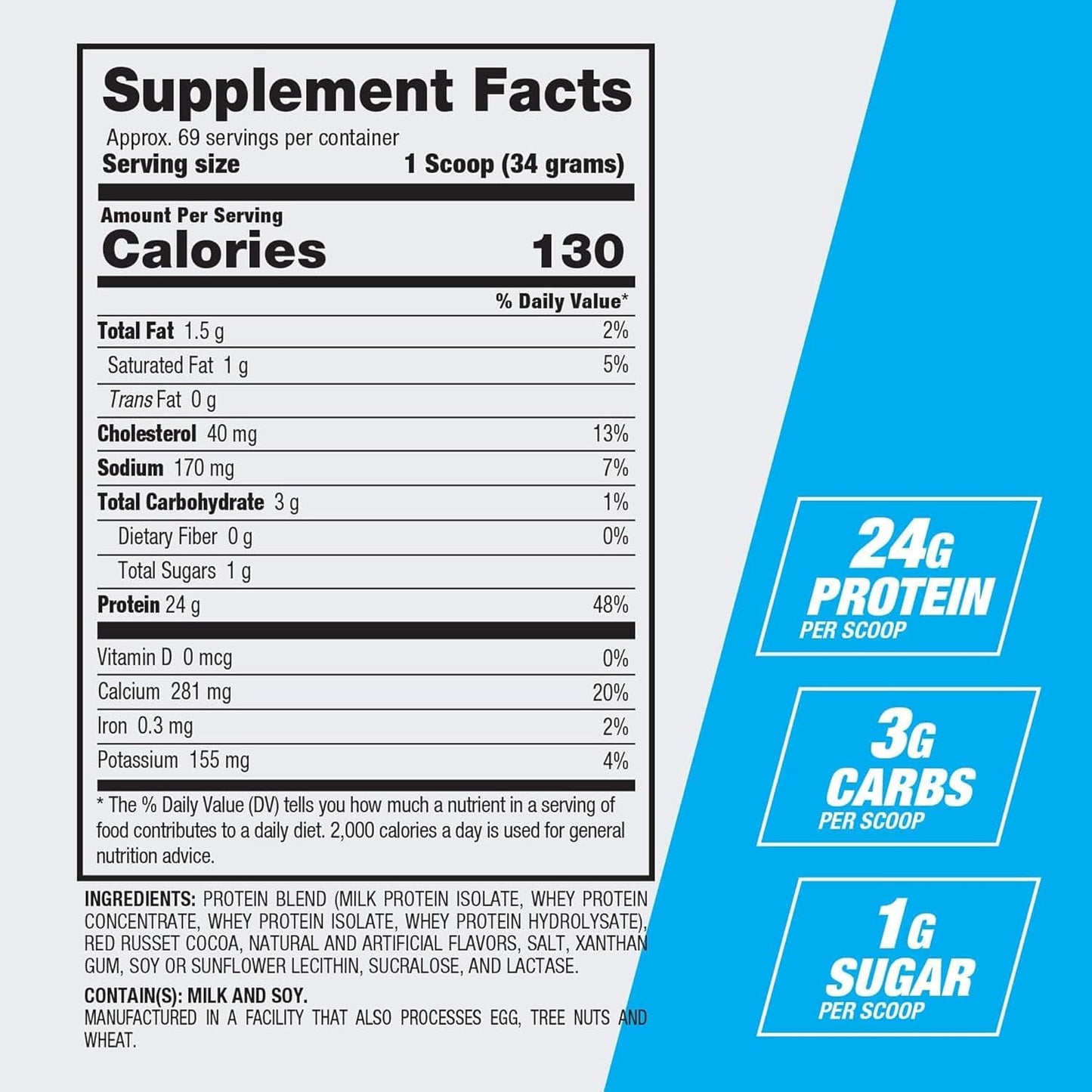 BPI Sports Best Protein – 100% Whey Protein Powder – Muscle Growth, Recovery, Meal Replacement – No Fillers, Gluten Free – Best Protein Powder for Men & Women | Chocolate Brownie – 5.1 Pounds