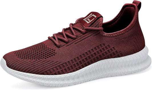 LCGJR Men's Running Shoes Ultra Lightweight Breathable Comfortable Walking Shoes Casual Fashion Sneakers Mesh Workout Shoes