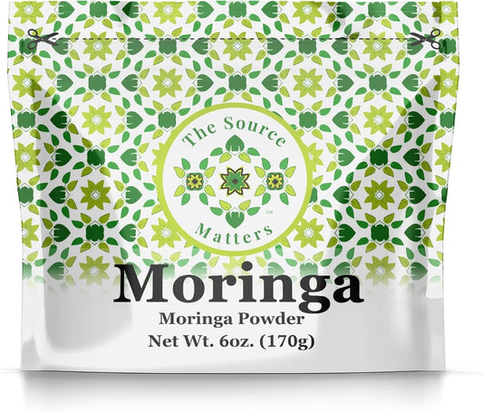 Superfood Moringa Powder – Fresh Dried Organic Moringa Leaf from Indonesia – Nutritious Greens & Complete Plant Protein – Certified USDA Organic – 170g Pouch, 42 Servings (10 Pack)