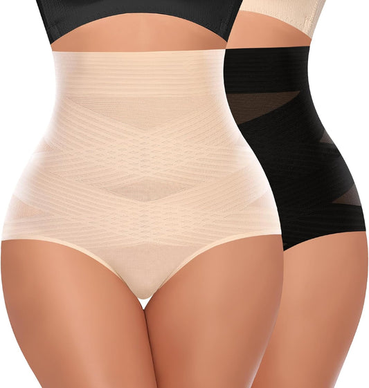 Tummy Control Shapewear Panties for Women High Waisted Body Shaper Slimming Shapewear Underwear Girdle Panty