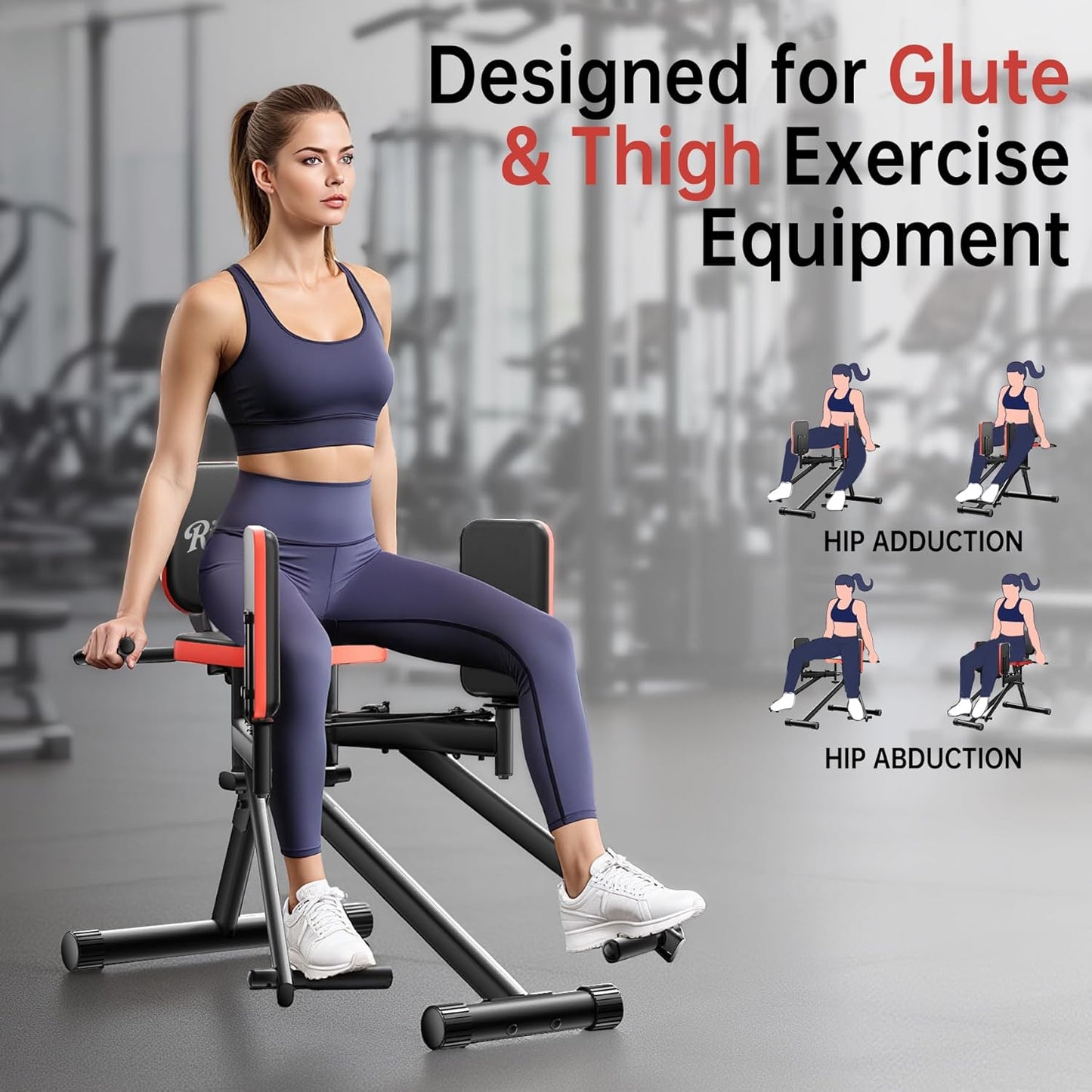 Rigel Leg Stretcher, 220LBS Leg Stretch Machine, Heavy Duty Steel Frame Equipment Splits Machine, Leg Stretching Training Machine for Home Gym Split Machine Training Fitness