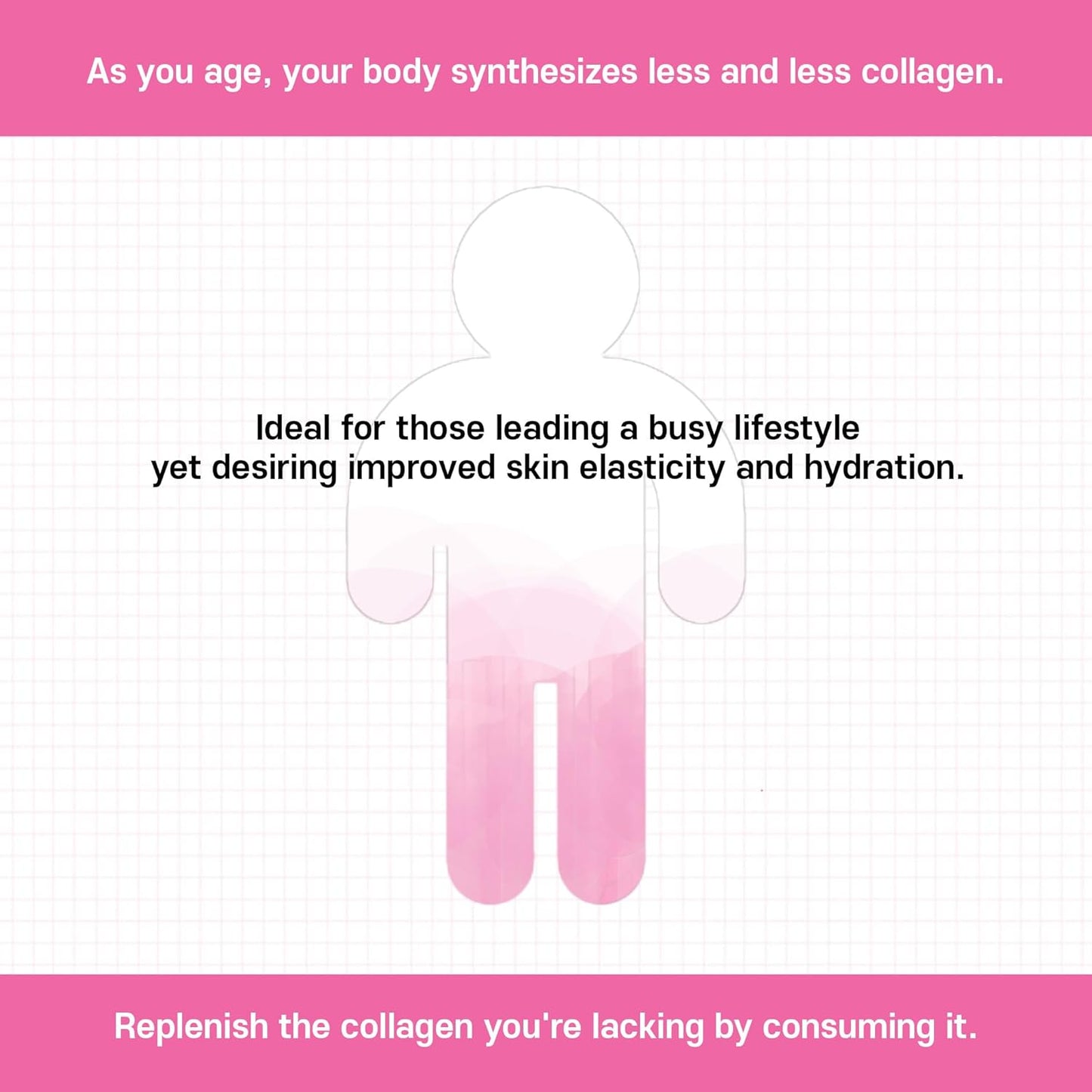 NEWTREE Biotin Cell Low Molecular Weight Marine Collagen Peptides Powder Packet, Protein Powder Supplement for Skin Hair Nail, Travel Packs - Taking Without Water, 30 Sticks