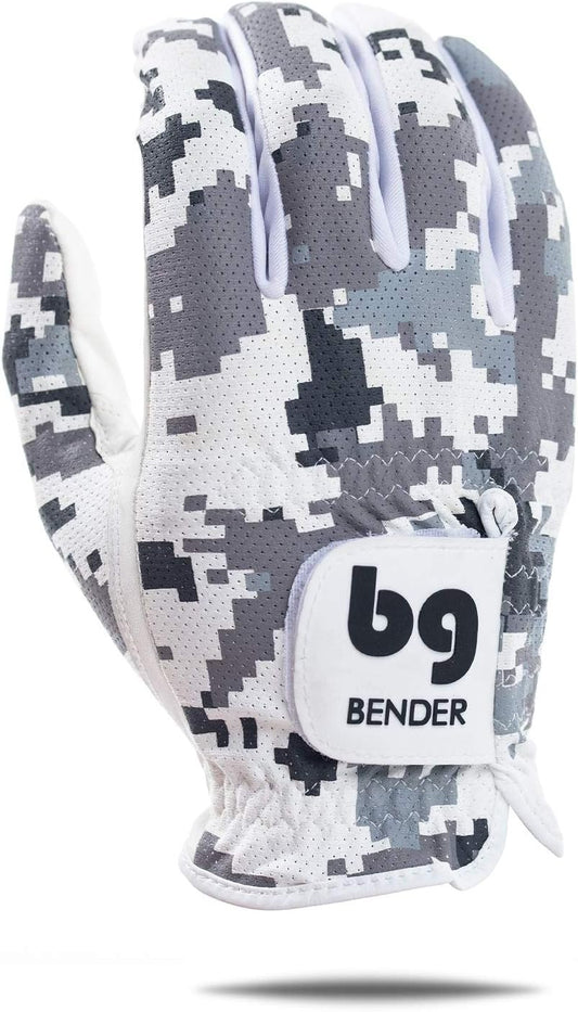 BG Bender - Mens Golf Glove, Durable Mesh Golf Gloves, Unique Golf Gloves