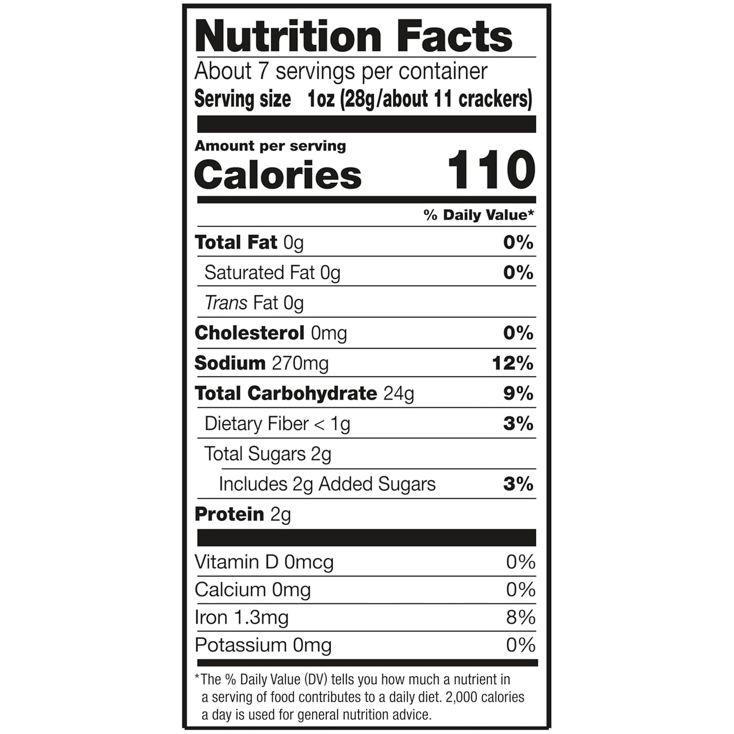 Snack Factory Original Pretzel Crisps, Non-GMO, 7.2 oz Resealable Bag