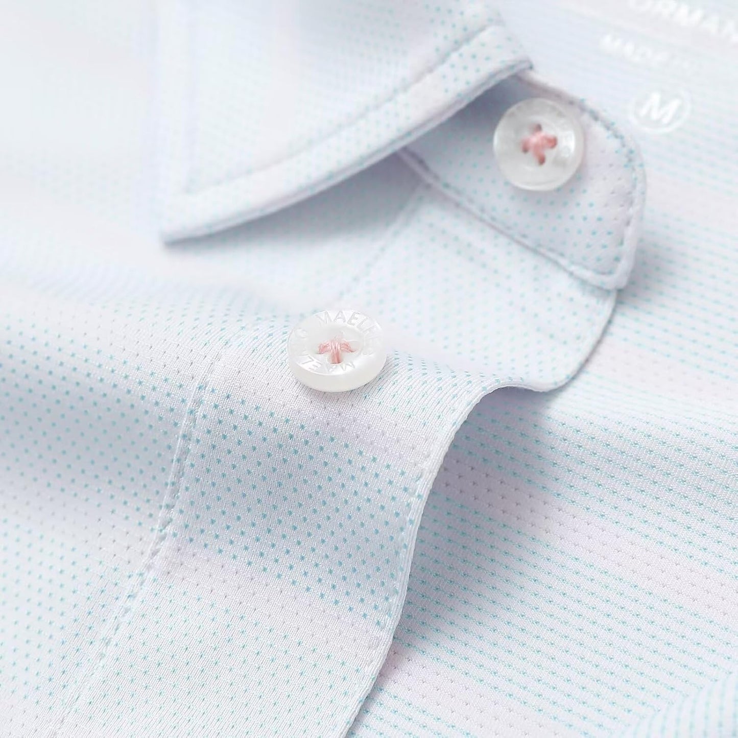 M MAELREG Golf Shirts for Men Short Sleeve Dry Fit Casual Striped Performance Moisture Wicking Collared Mens Polo Shirts