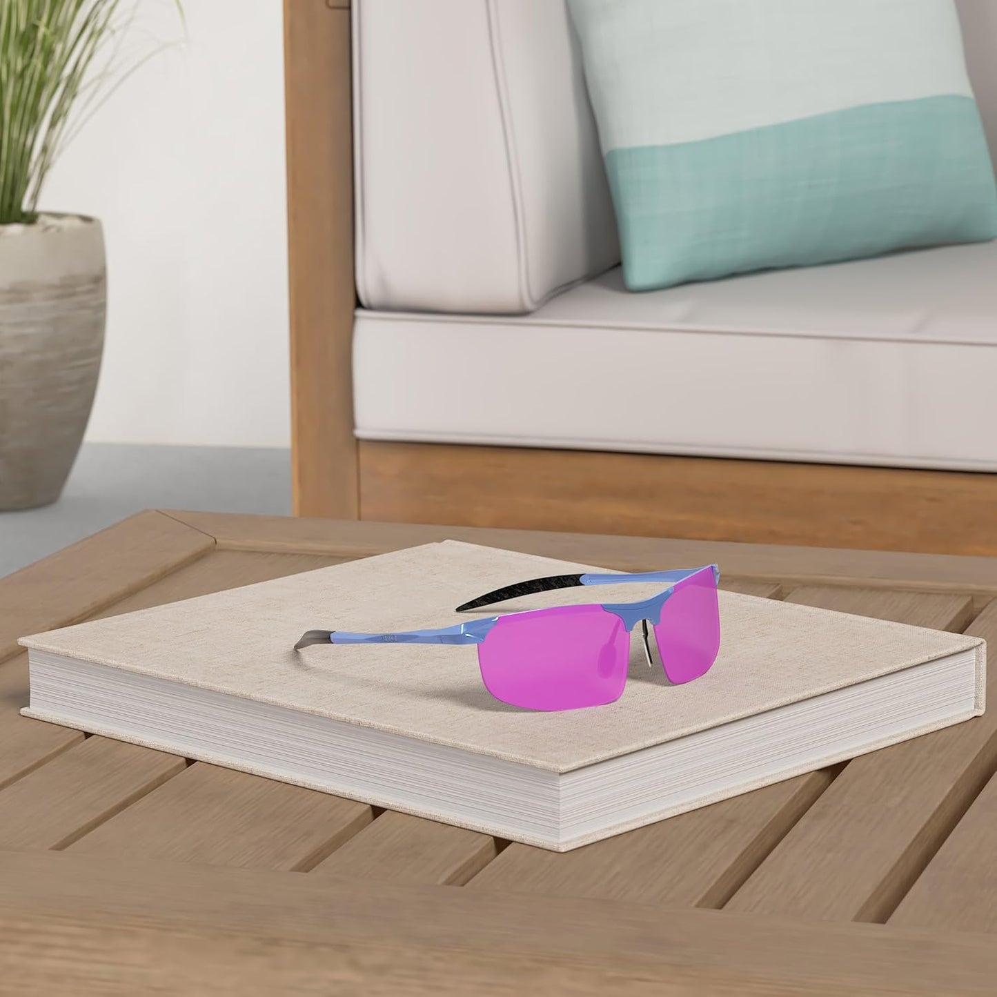 ATTCL Men's Sports Polarized Sunglasses Men for Driving running Fishing Golf - UV Protection Sun glasses Metal Frame