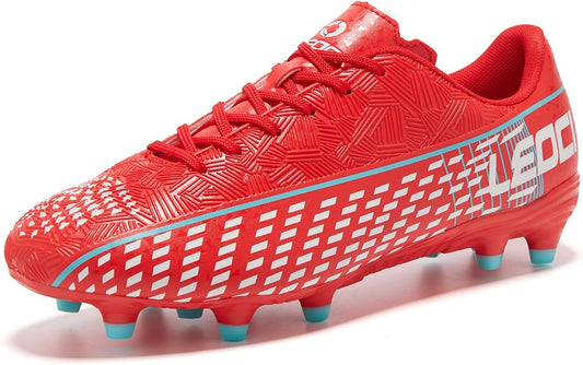 Soccer Cleats for Men's and Women's Outdoor Unisex Football Shoes Firm Rugby Boots