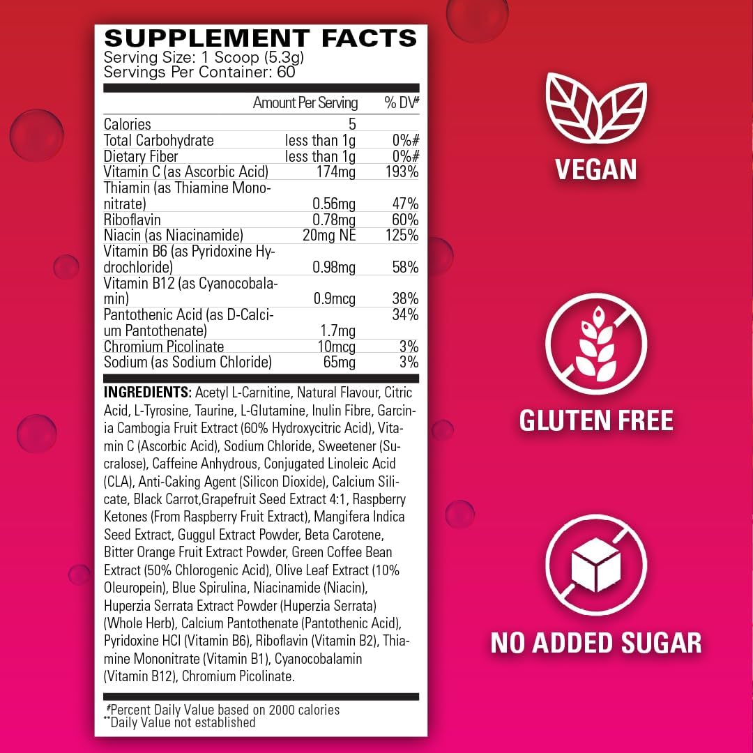 EHP Labs OxyShred Thermogenic Fat Burner - Pre-Workout Powder with L-Glutamine, Acetyl L-Carnitine, Metabolism Booster, Weight Loss, Appetite Control, Energy Drink, Dr. Soda Pop, 60 Servings