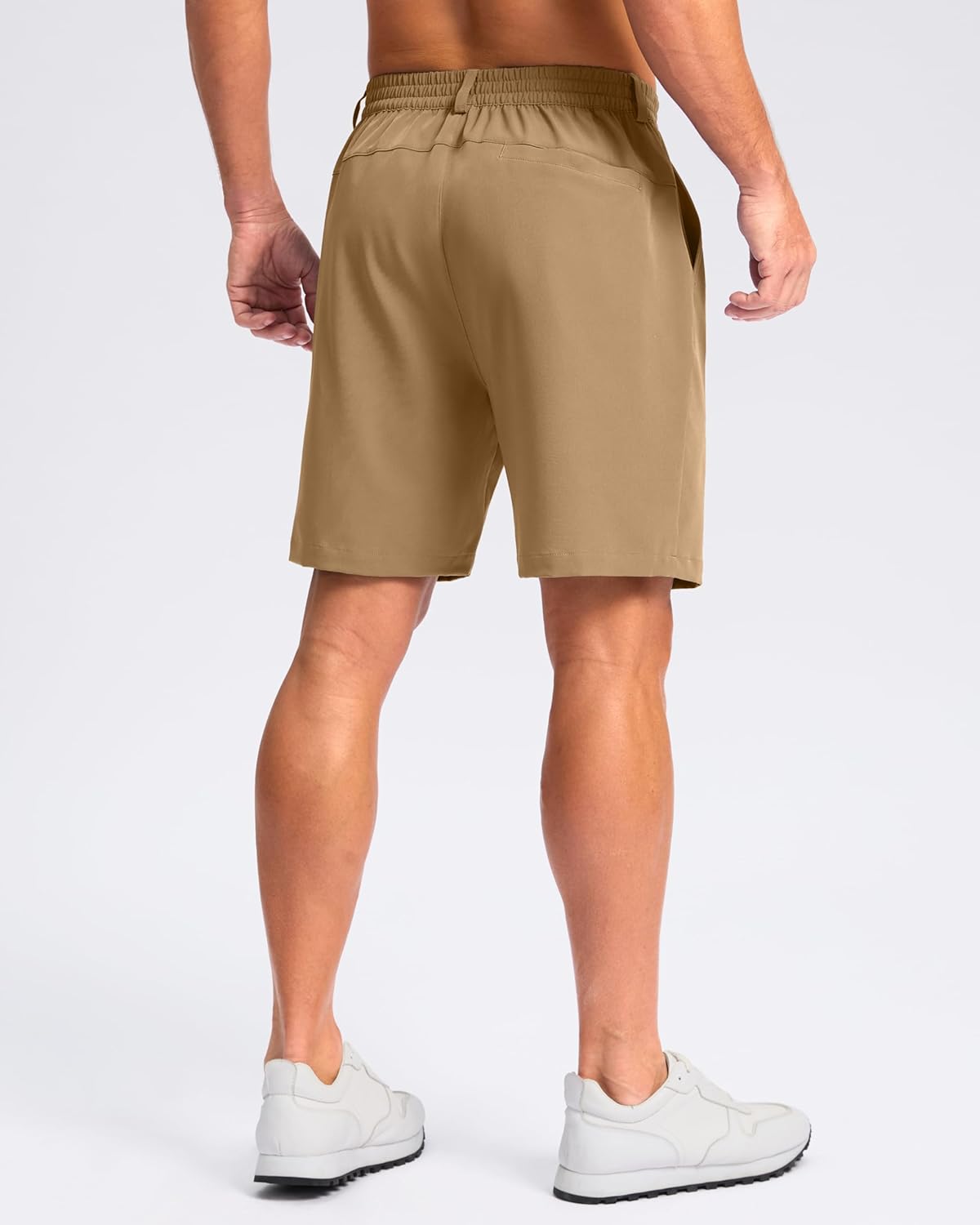 Pudolla Men's Casual Shorts 7"/9" Lightweight Golf Shorts with 3 Pockets Stretch Quick Dry Comfy Work Shorts
