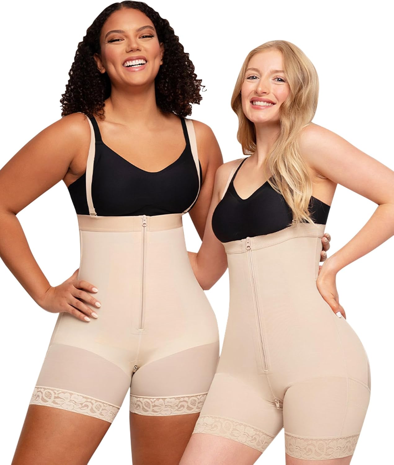 FeelinGirl Faja Body Shaper Tummy Control Shapewear for Women Butt Lifter Post Surgery Fajas Postparto Para Mujer