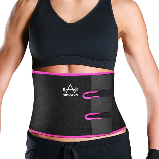 Waist Trimmer Belt Men Sweat Band Stomach Wrap, Waist Trainer for Women Workout