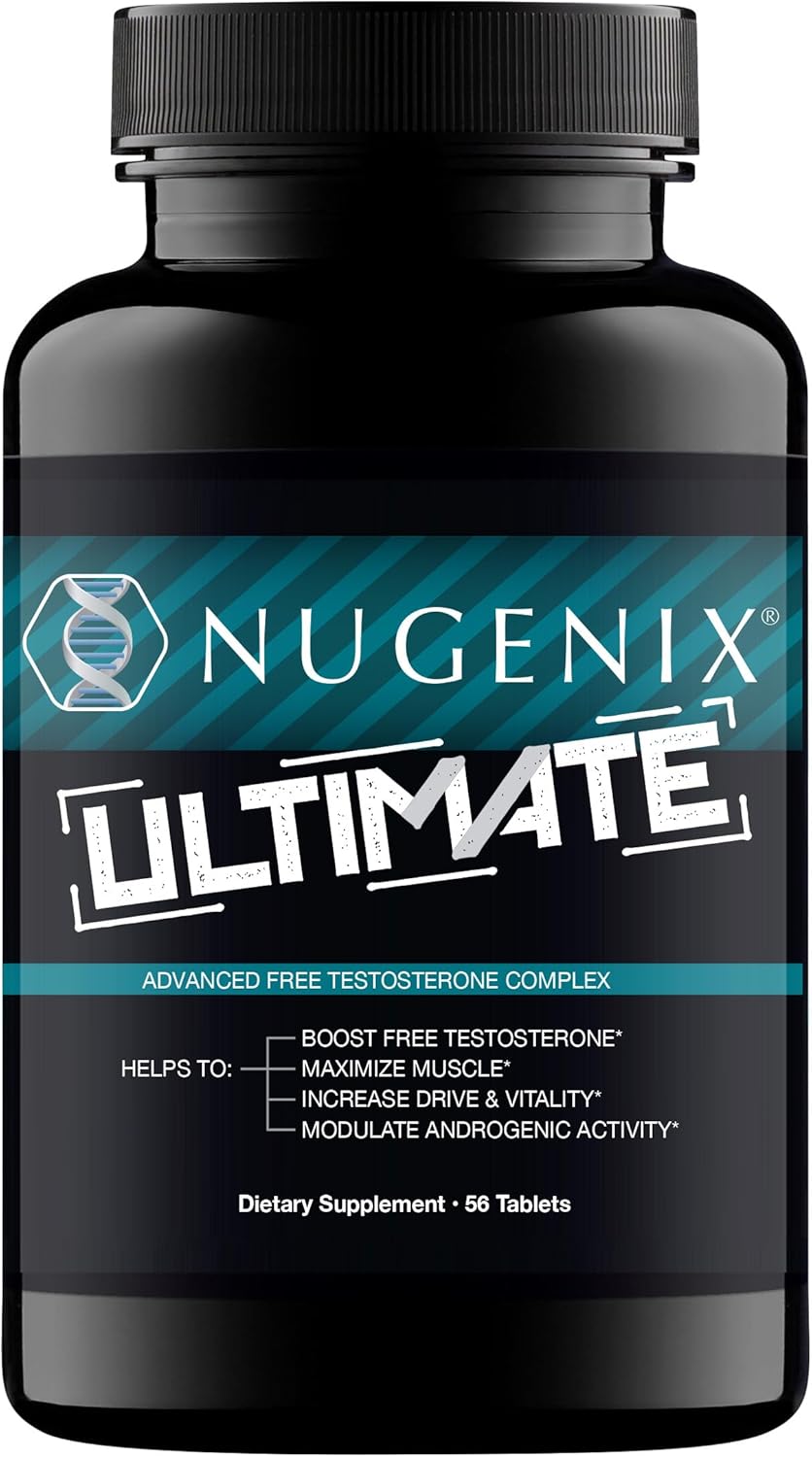 Nugenix Ultimate Free Testosterone Booster Supplement for Men - 56 Count