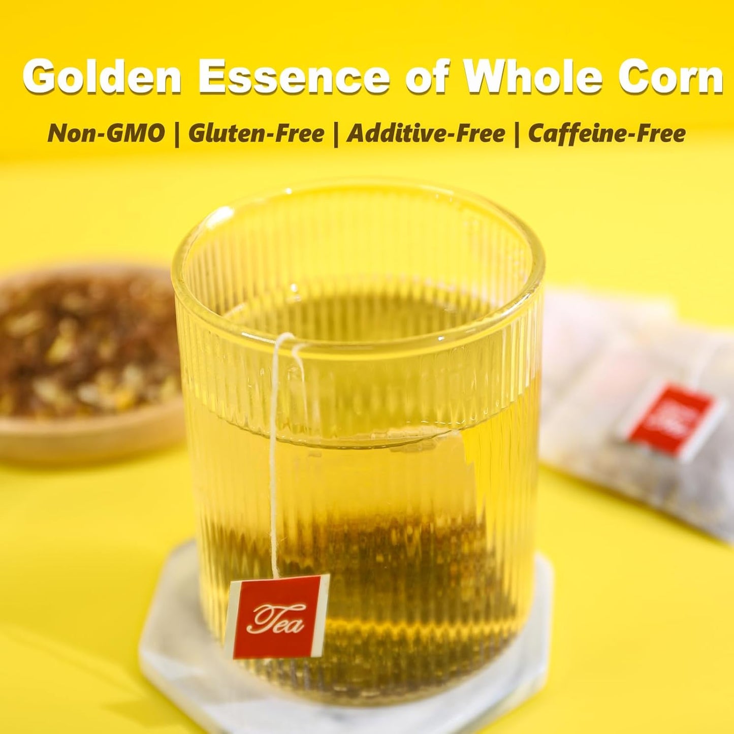 TEARELAE - Corn Silk Tea Bags, 40 Count - Premium Natural Whole Corn Tea with Mild Sweetness - Non-GMO - Caffeine-free - Promote Kidney Health