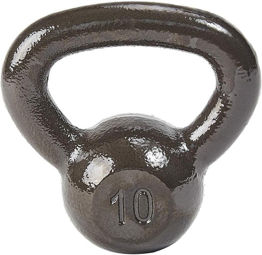 Cast Iron Kettlebell Weights for Home Gym, Heavy Duty Strength Training, Workout Equipment for HIIT, Functional Fitness