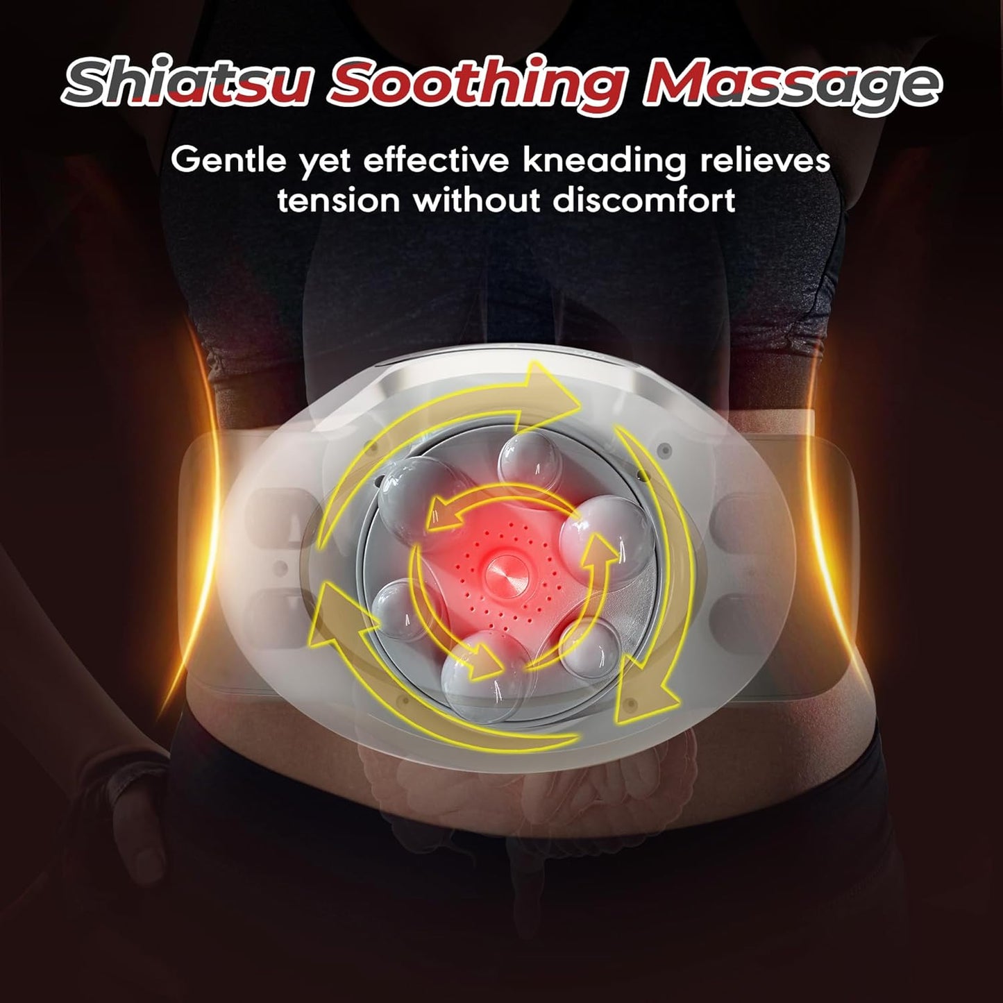 Electric Abdominal Massager, Stomach Massager for Digestion, Belly Cellulite Massage for Flattening Belly,Relieves Discomfort Caused by Bloating, Constipation,Stomach Pain, Gifts for Mom