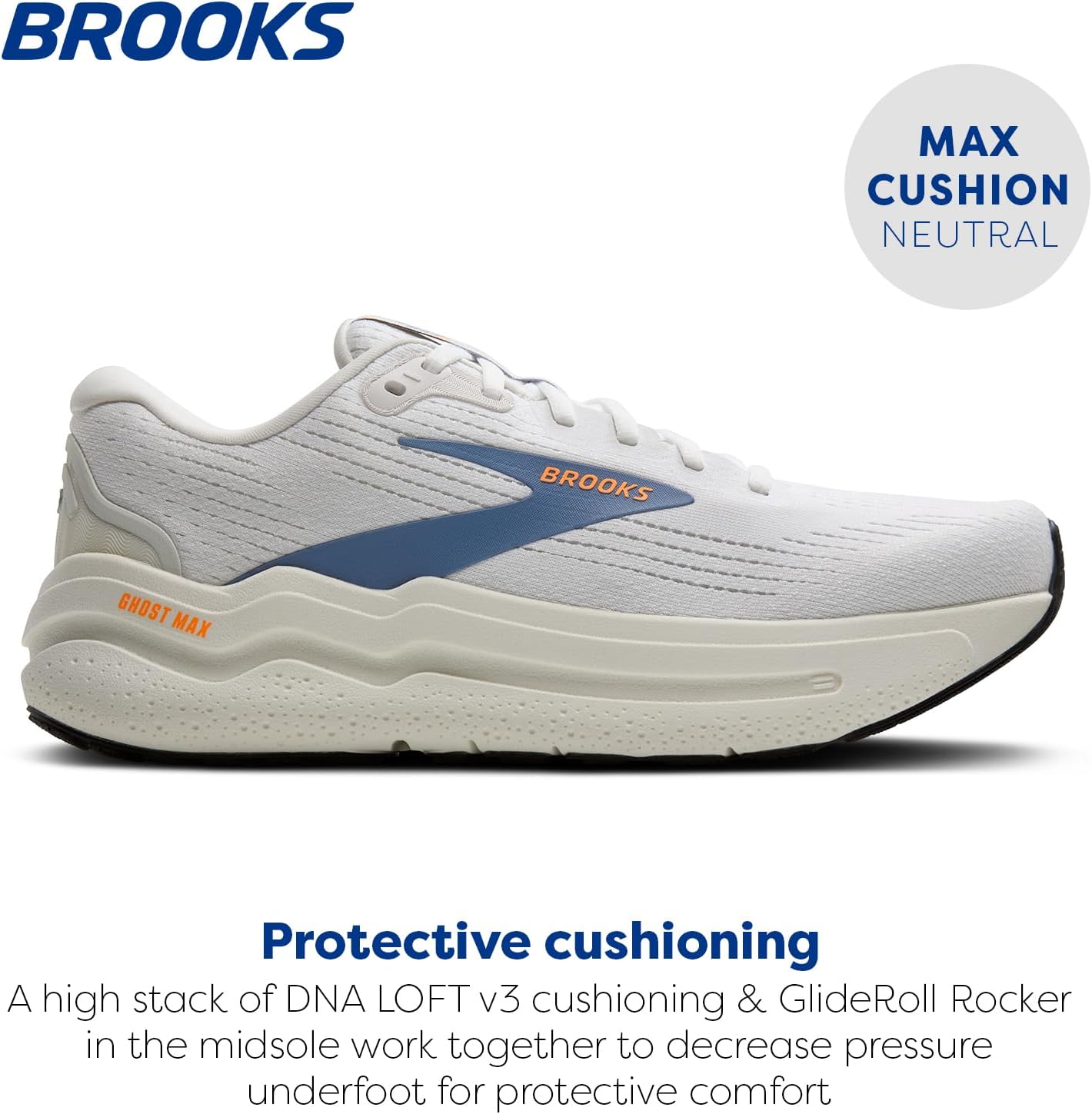 Brooks Men’s Ghost Max 2 Running and Walking Shoes