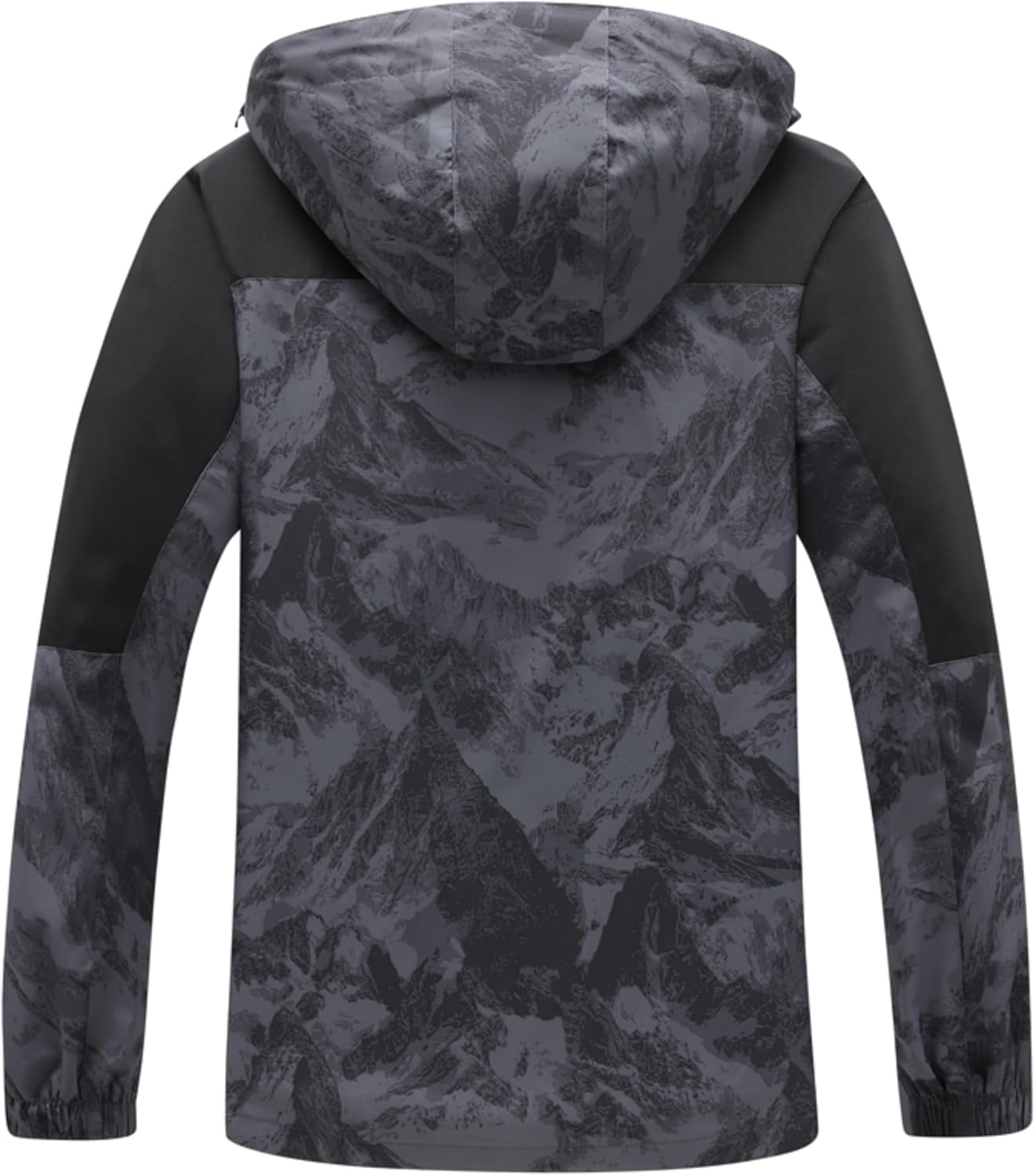 GIISAM Rain Jacket for Men, Mens Waterproof Raincoat Lightweight Rain Jackets Outdoor Rain Coat Windbreaker with Hood