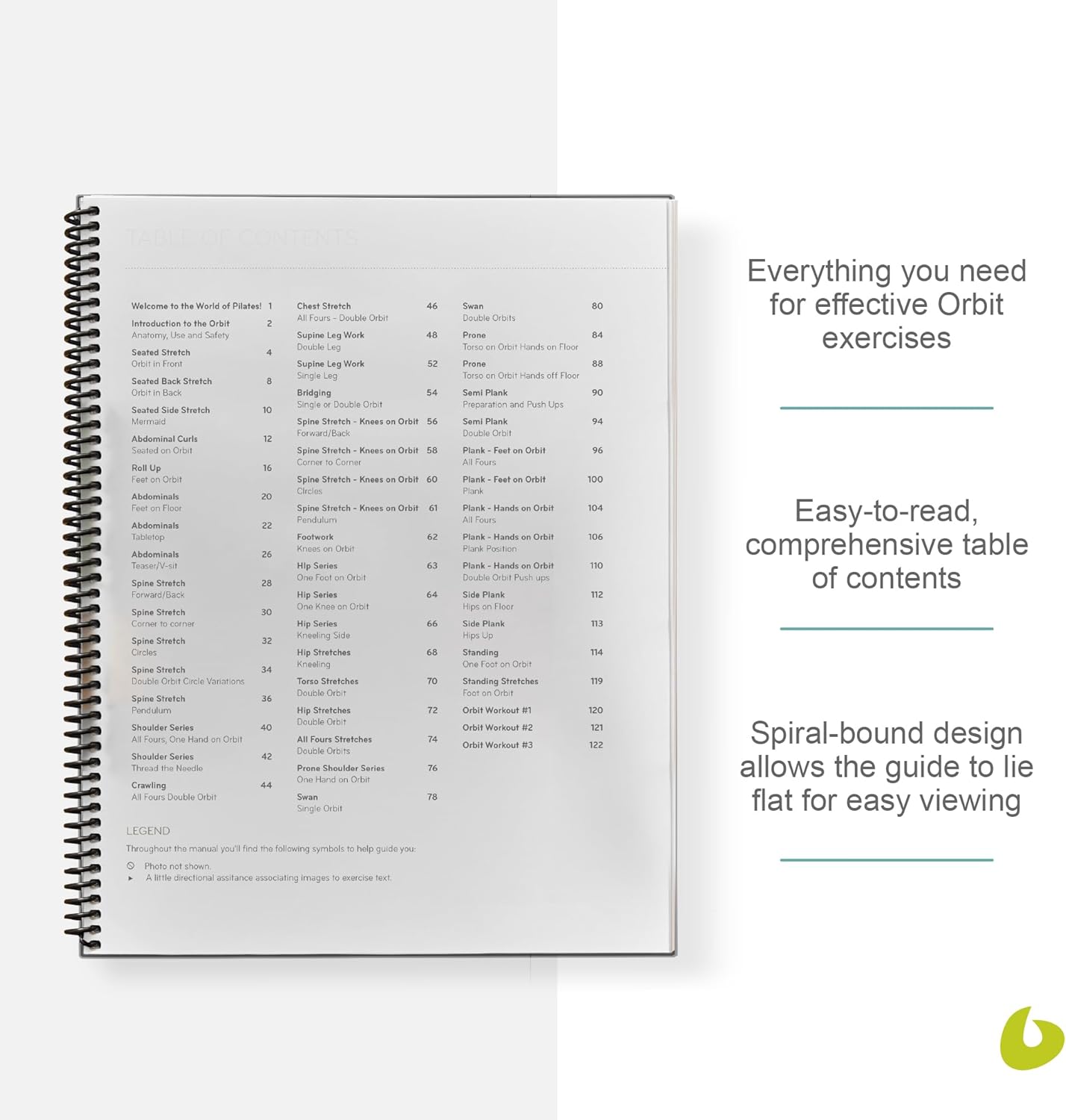 Balanced Body Orbit Guide, Pilates Orbit Guide for Workout Equipment, for Home Gym or Studio Use