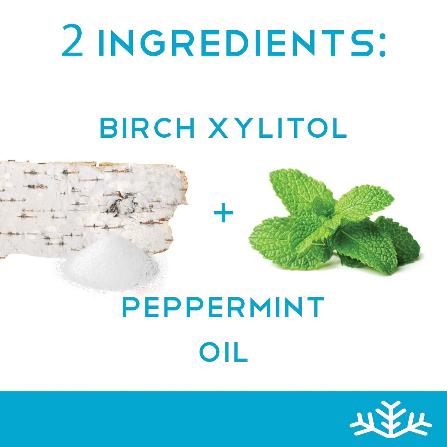 Peppermint KETO Xylitol Candy Chips (3-Pack) - SNØ 1.5oz Tin - Sugar-Free Candy With Only 2 Ingredients | Low Carbs, Diabetic-Friendly, Non-GMO, Vegan, GF & Kosher | Purest candy in the world!