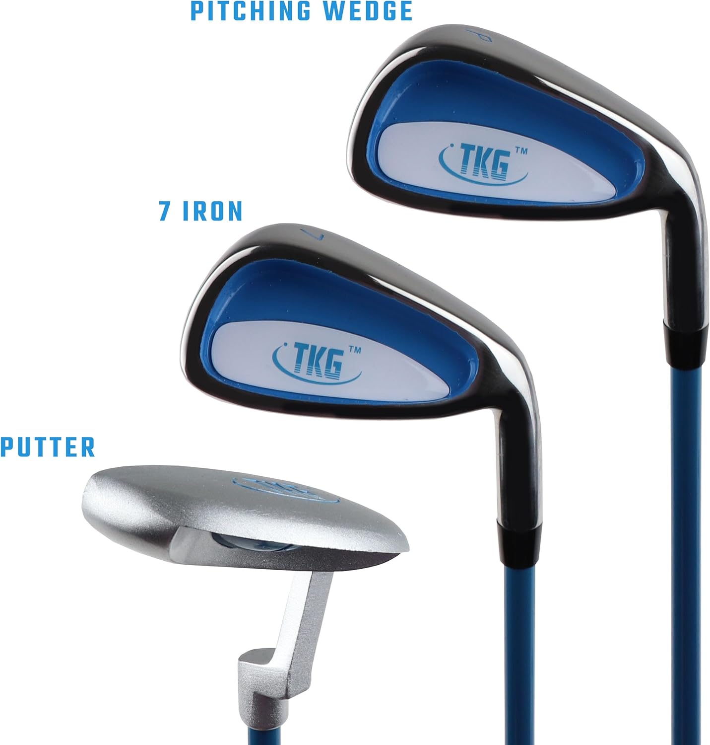 TKG Sports Youth Golf Set - Kids Golf Clubs, Stand Bag, Rain Cover, Glove, Towel, Tees, Balls - Great for Summer Camp Activity, Outdoor Games, and Recreation