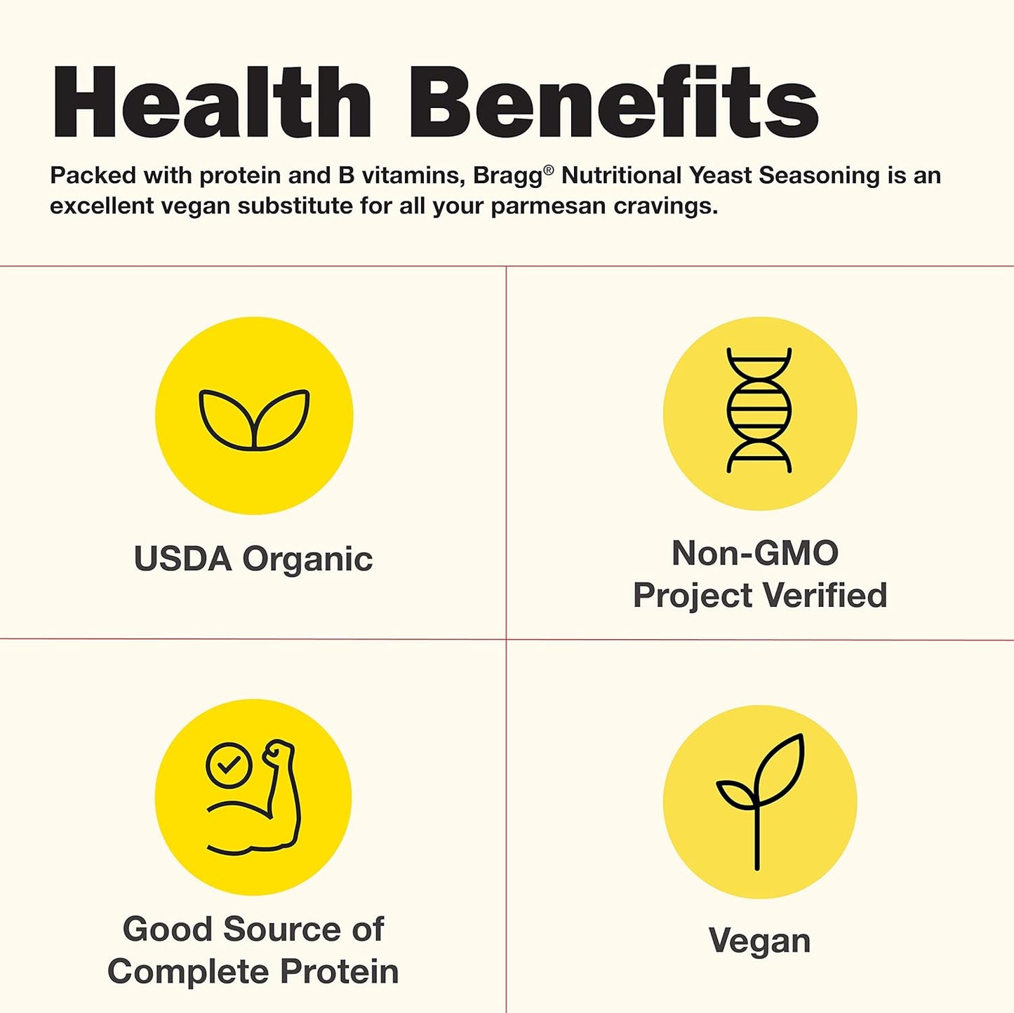 Bragg Nutritional Yeast Seasoning Variety Pack - (2 Pack) 3 oz - Dairy-Free Parmesan Cheese Substitute - Perfect for Salads, Pastas, Popcorn, and More