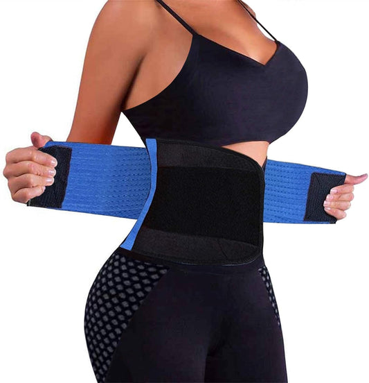 VENUZOR Waist Trainer Belt for Women - Waist Cincher Trimmer - Slimming Body Shaper Belt - Sport Girdle Belt (UP Graded)