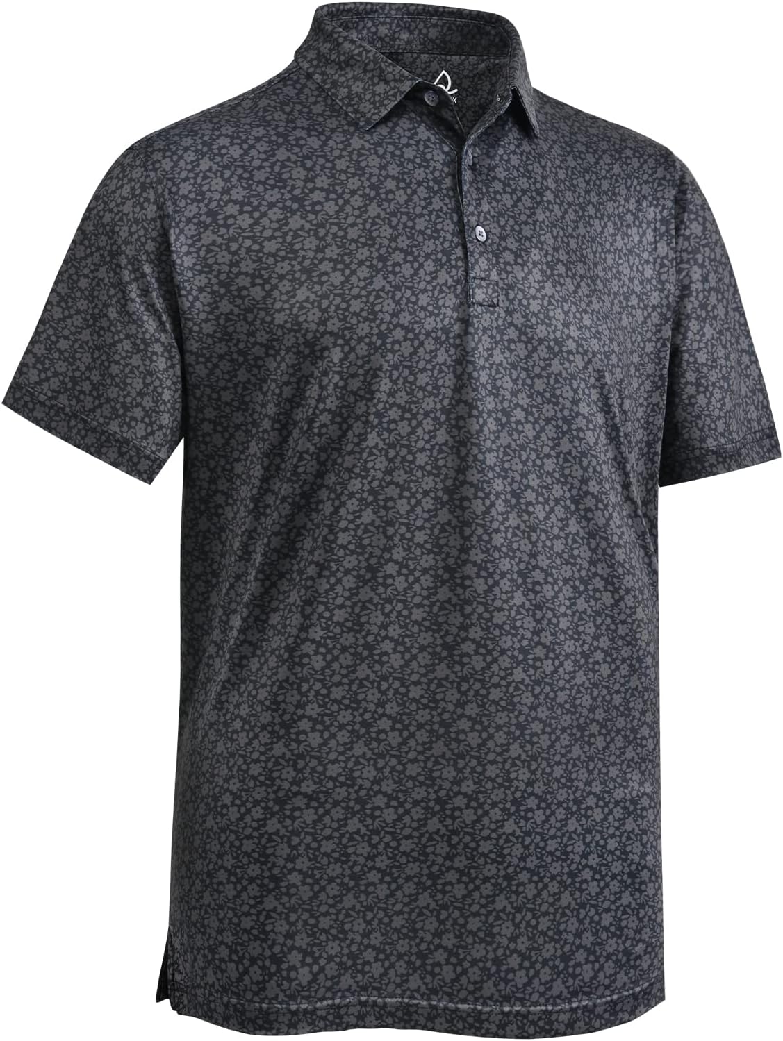 DEOLAX Mens Polo Shirts Fashion Print Mens Golf Shirt Dry Fit Mens Golf Polo Short Sleeve Quick Dry Funny Golf Shirt for Men