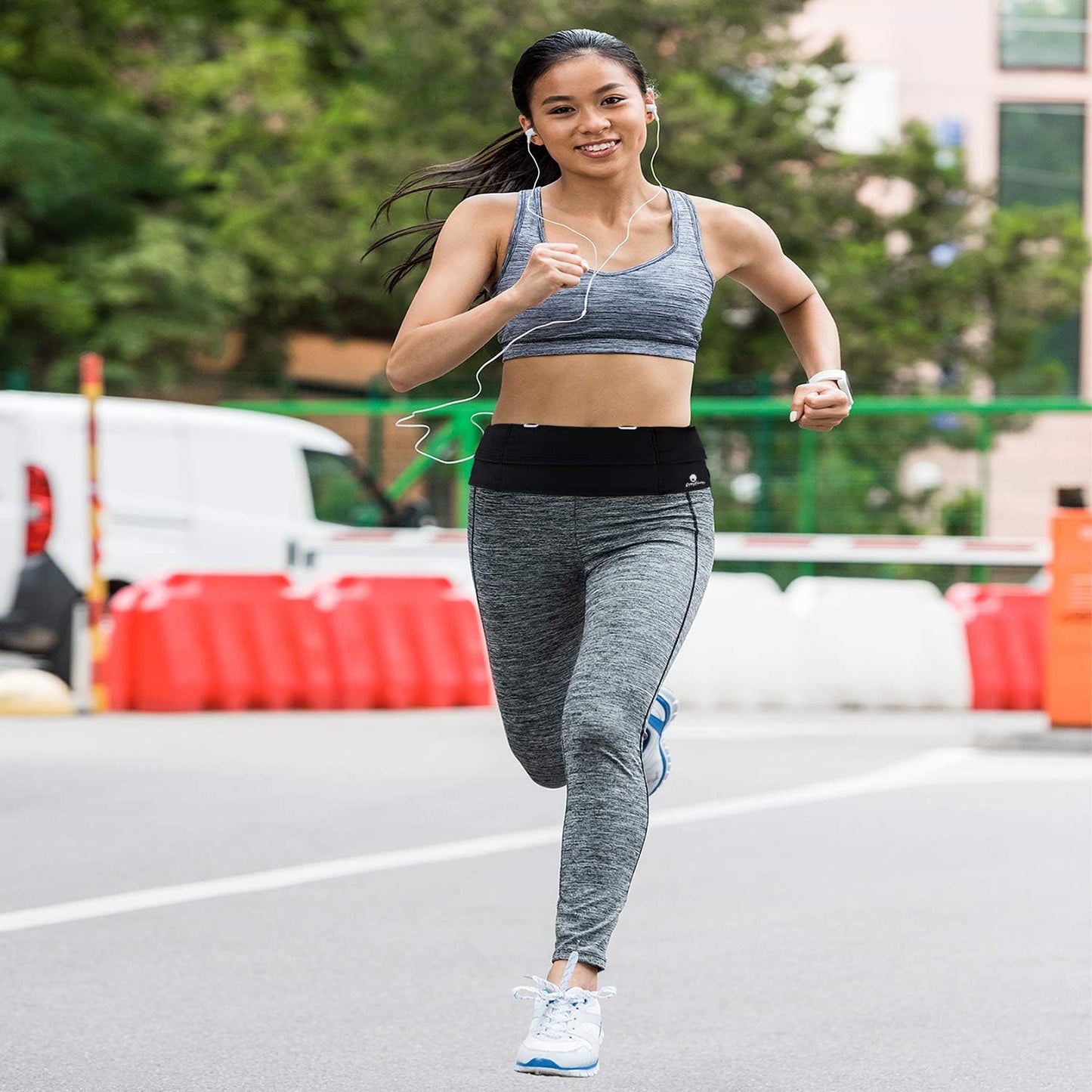 Universal One Size Waist Pack, Black, Water Resistant, Secure Pockets, Comfortable Design