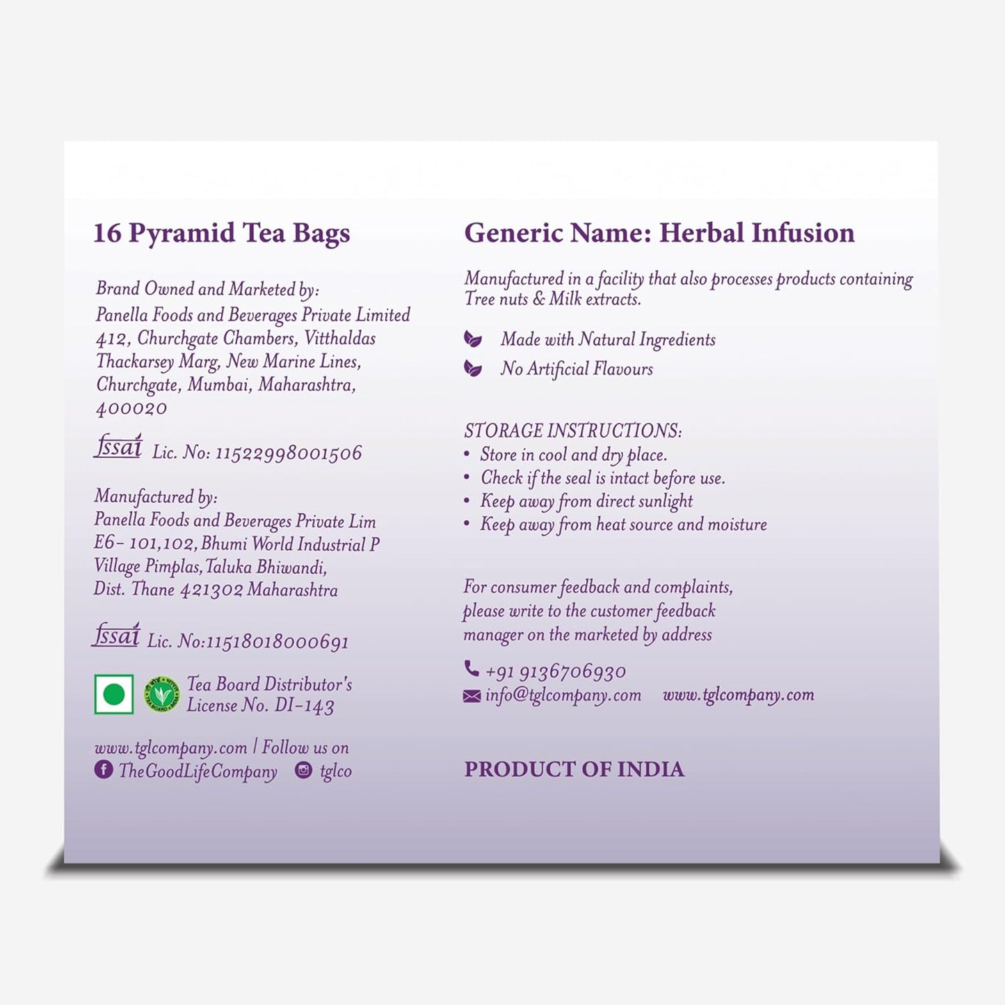 TGL Co. Sweet Dreams Herbal Green Tea – 16 Tea Bags | Chamomile, Lavender & Valerian | Calming & Sleep Support Blend