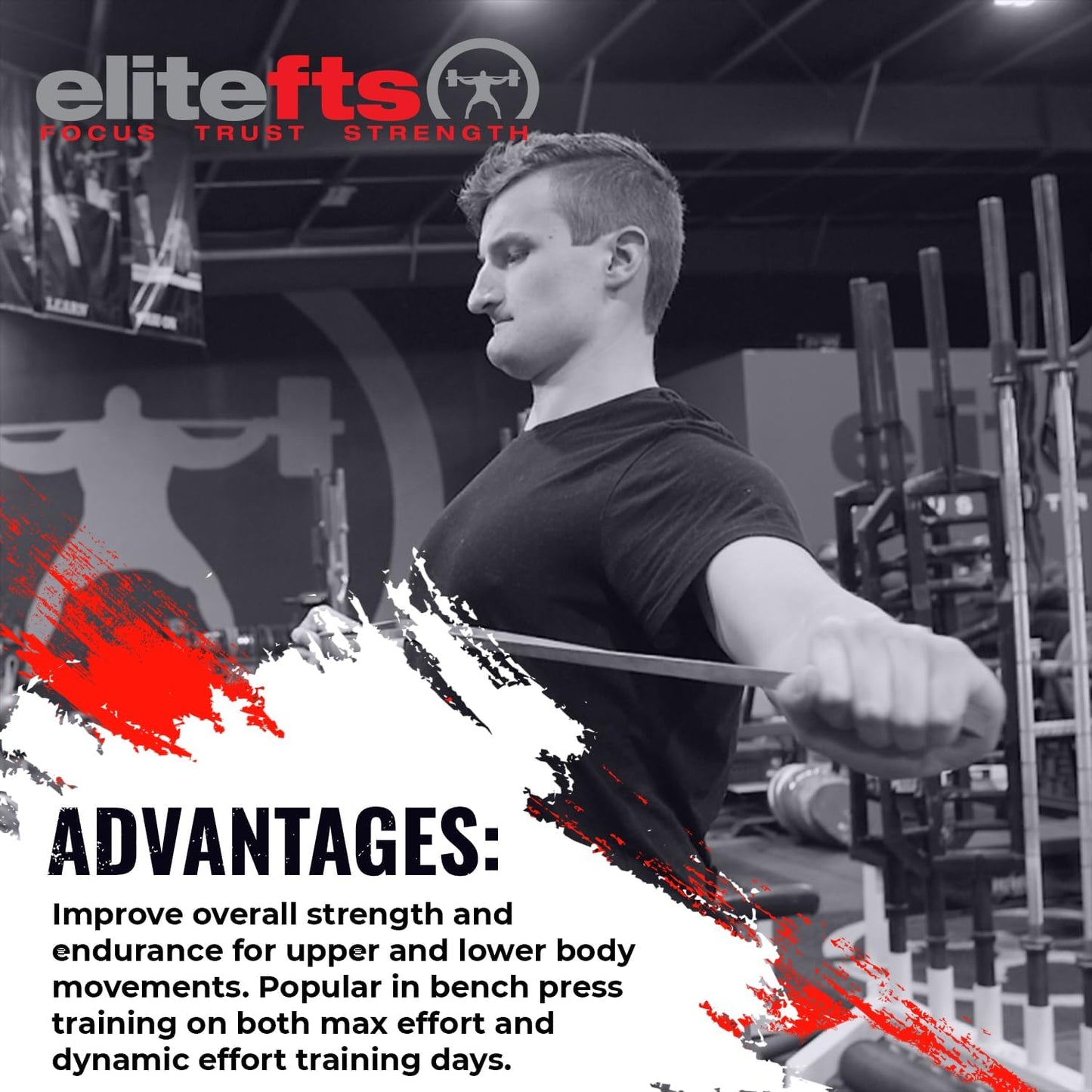 EliteFTS Pro Resistance Band - Boost Core Stability and Flexibility with This Portable, Joint-Friendly Tool