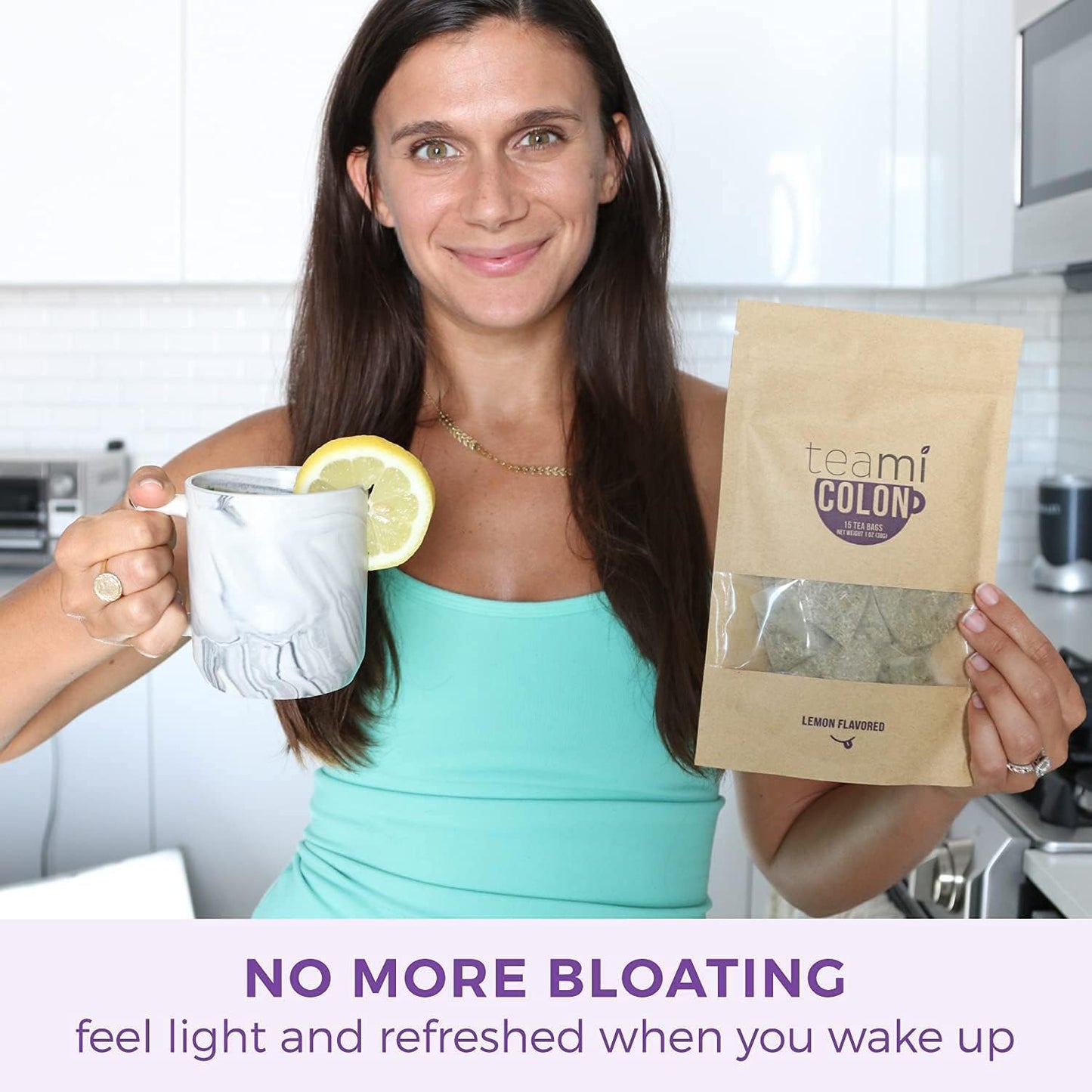 Teami® Colon Detox Tea | All Natural Cleanse tea for Men & Women | 30 Day Supply, 15 Tea Bags (Lemon)