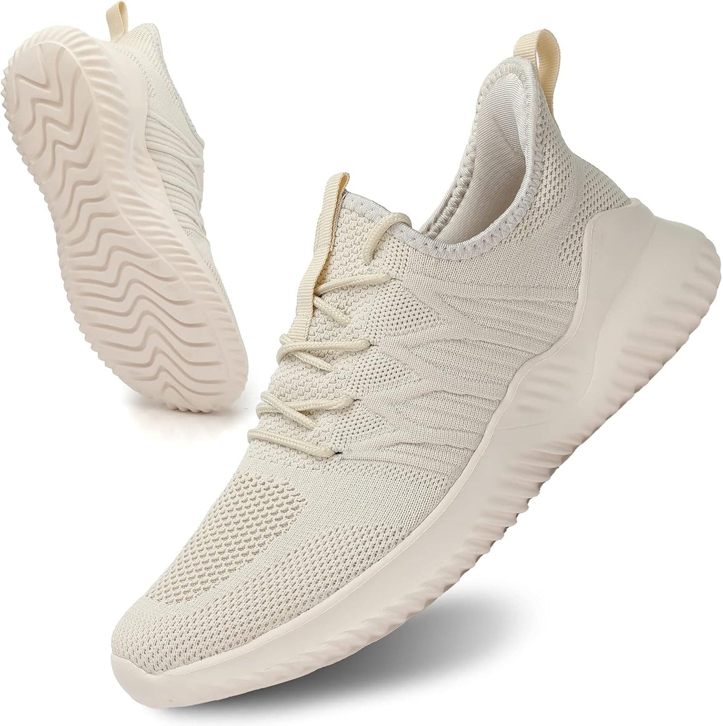 Mens Slip On Running Shoes Athletic Walking Trainers Lightweight Breathable Mesh Tennis Sneakers