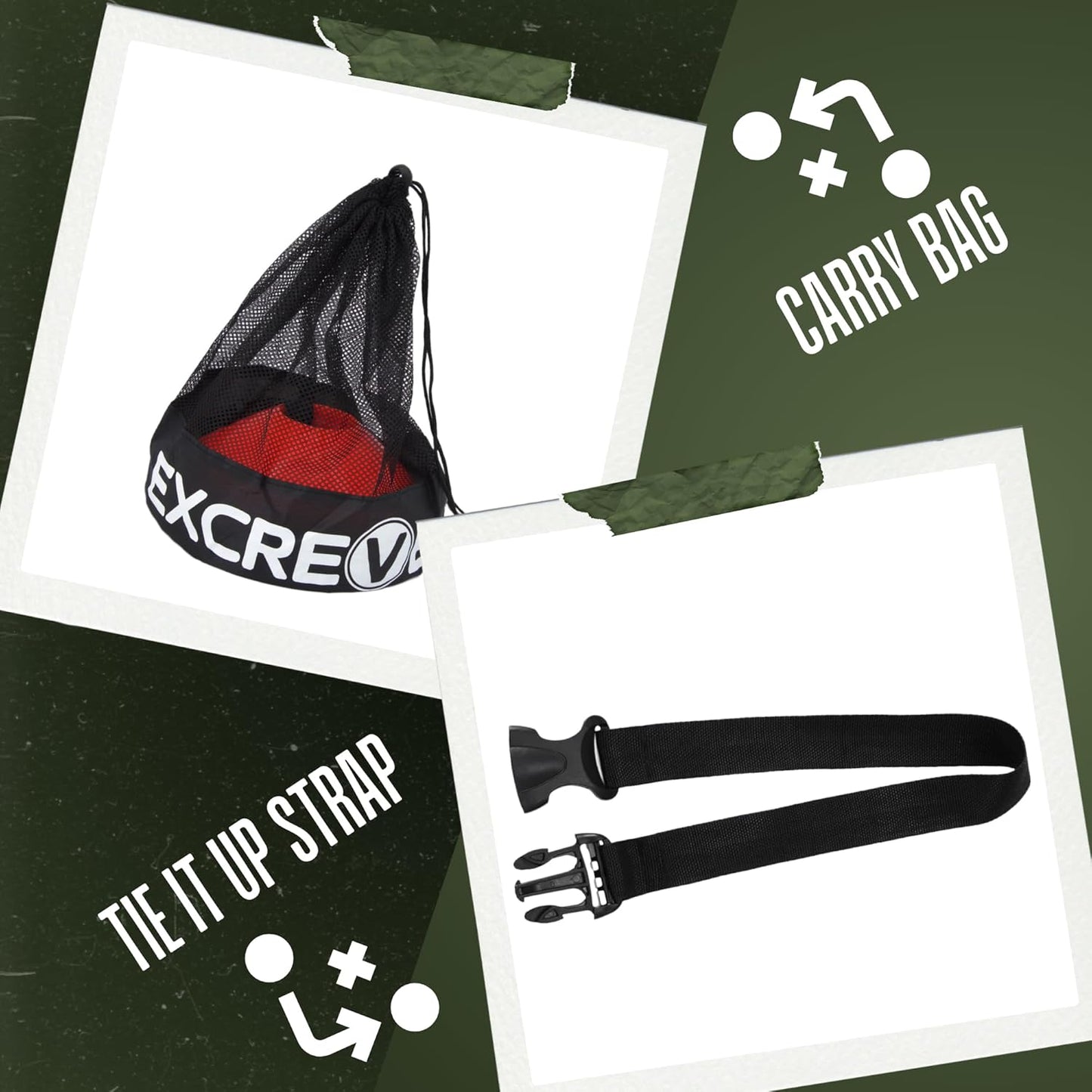 Agility Soccer Cones with Carry Bag for Sports Training - Set of 24 & 50 Orange Soccer Cones for Training Football, Basketball, Fitness - Outdoor & Indoor Drill - Coaching Practice Equipment