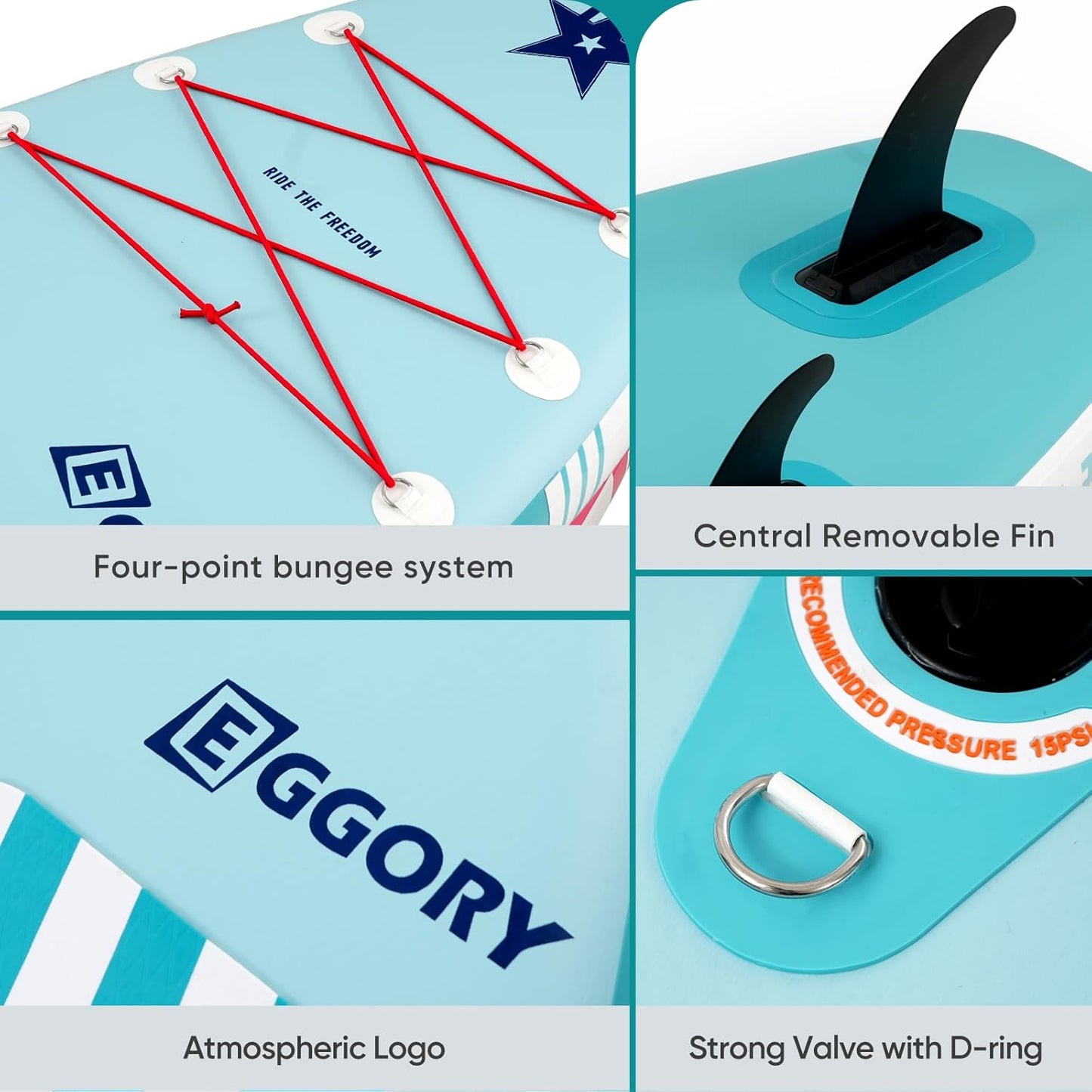 Inflatable Paddle Board,Stand Up Paddle Board Set, Extra Wide SUP Board with Removable Fin, Floating Paddle, Hand Pump, Waterproof Phone Pouch,Traveling Board