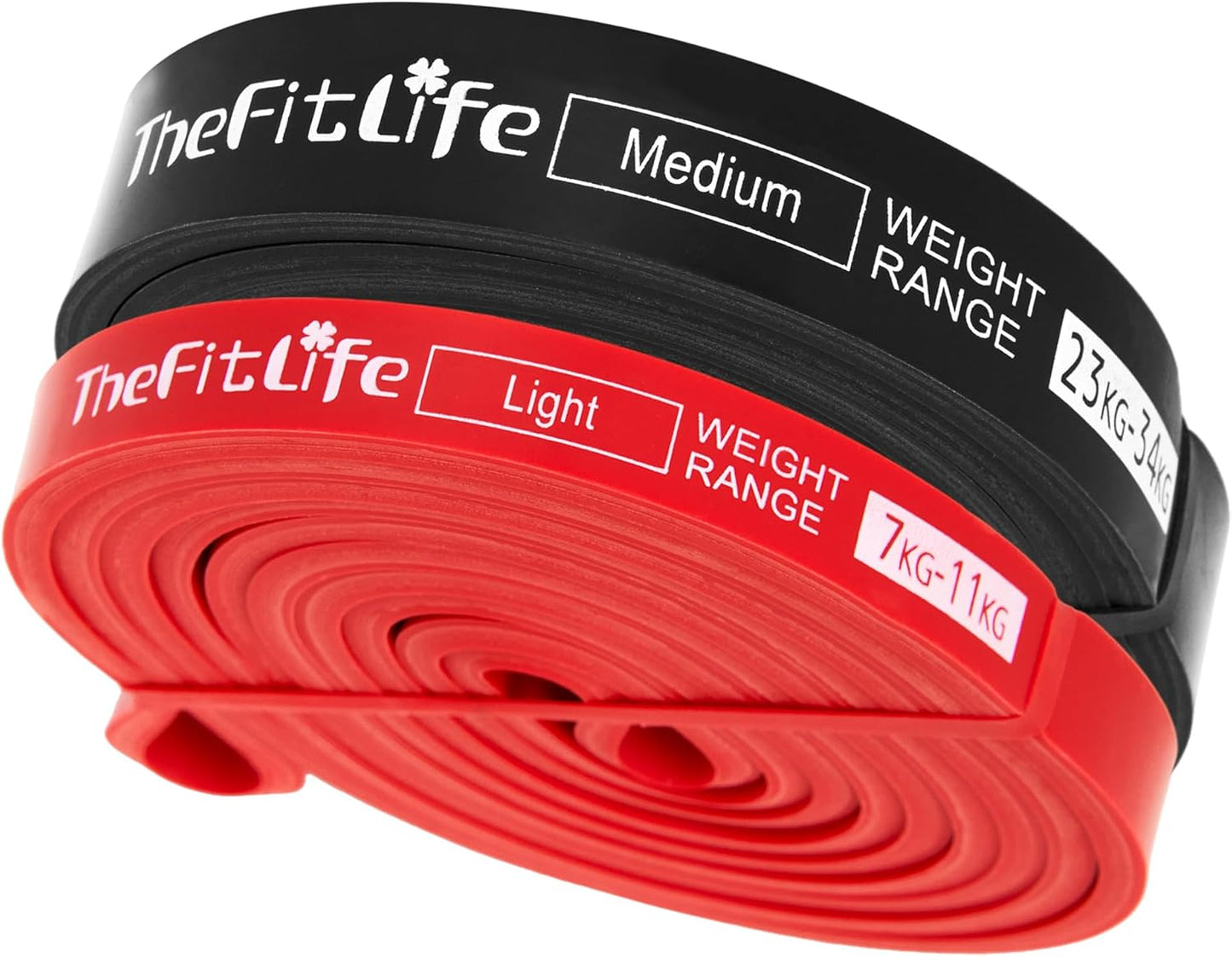 TheFitLife Pull Up Assistance Bands- Resistance Bands for Working Out, Long Workout Bands for Exercise, Fitness Band for Pullup Assist, a Substitute of Dumbbell Set and Kettlebells, Barbell