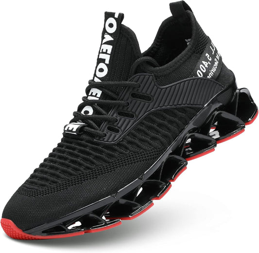 Men's Running Shoes Blade Tennis Walking Fashion Sneakers Breathable Non Slip Gym Sports Work Trainers